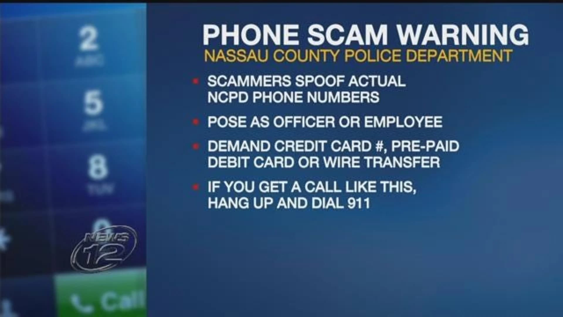 Police warn Long Islanders about phone scam