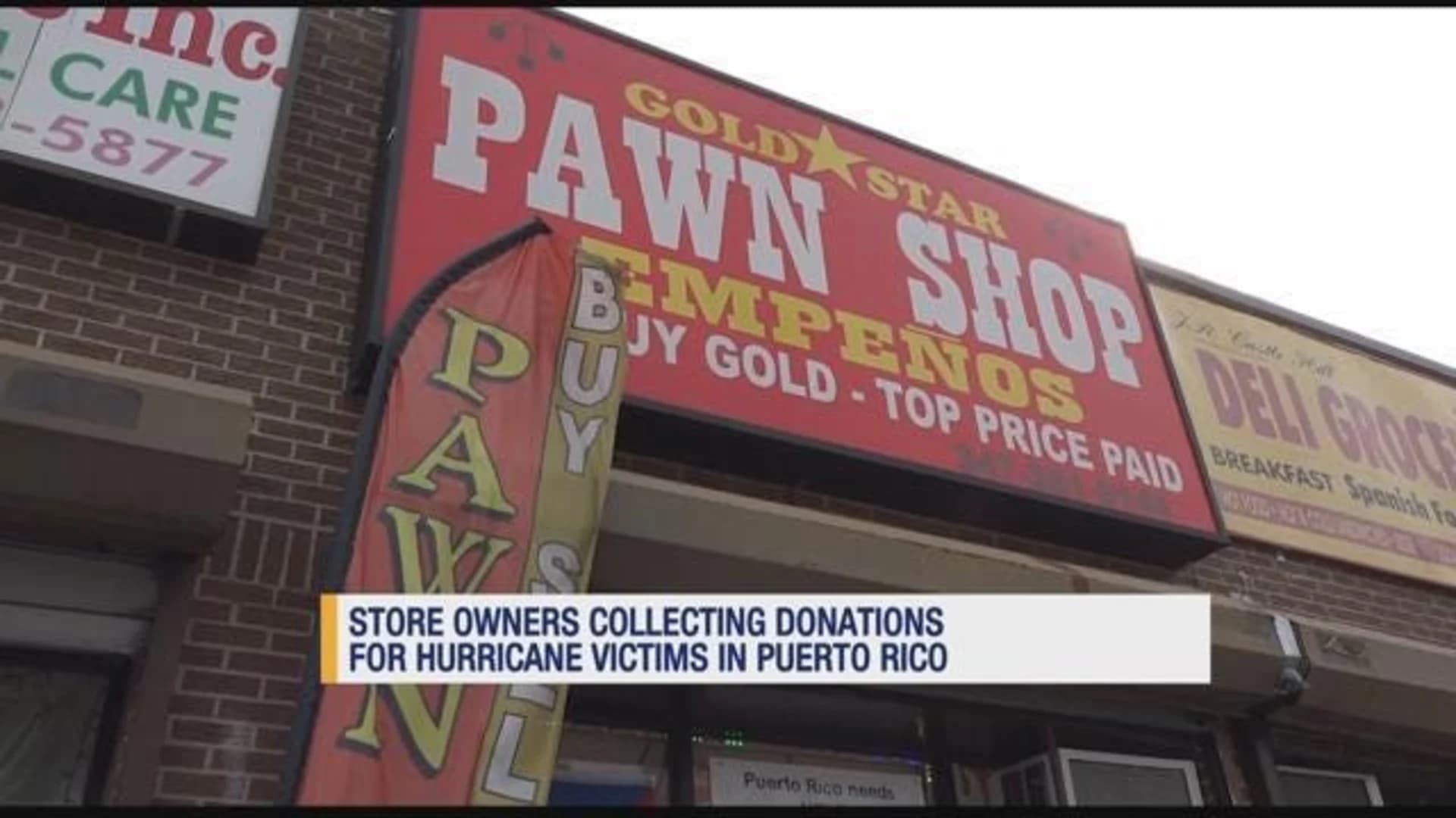 Pawn shop collecting donations for Maria relief