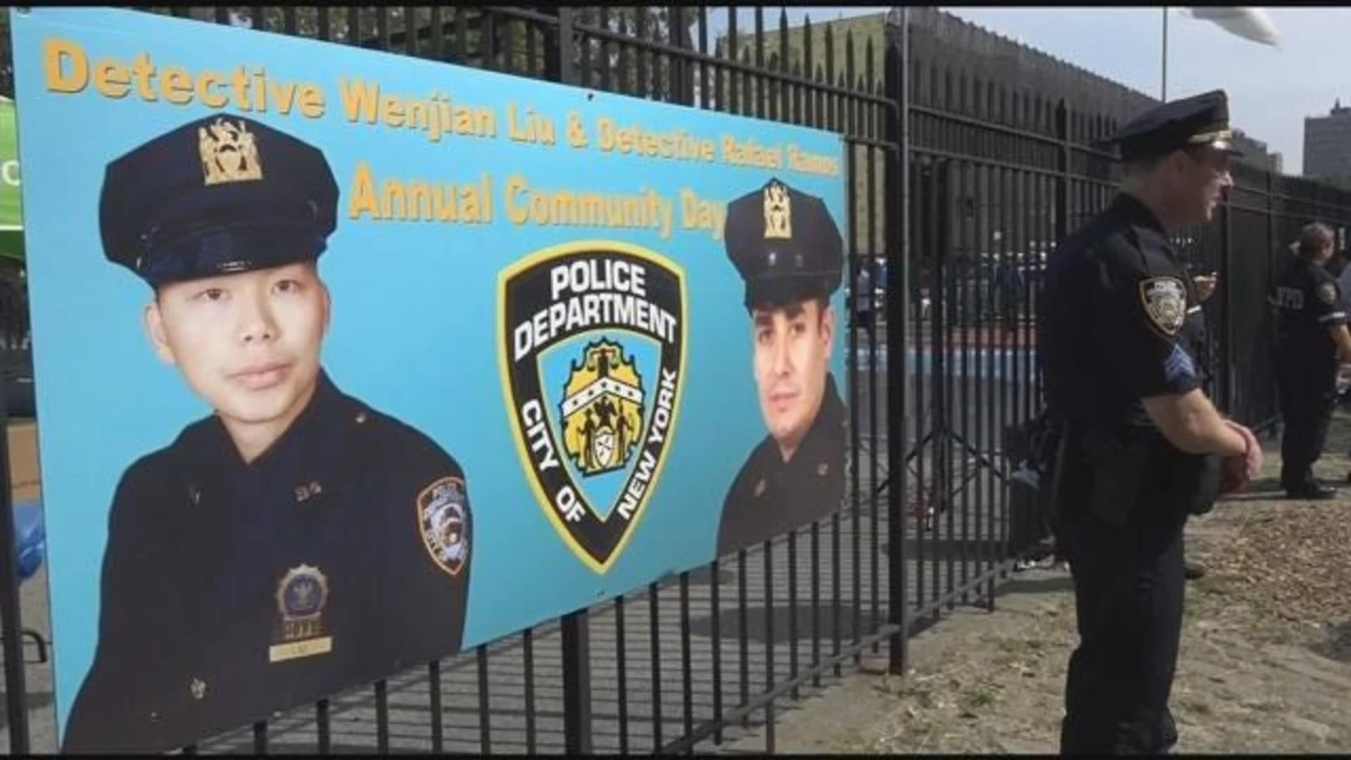 Community day held in Bed-Stuy to honor slain NYPD detectives