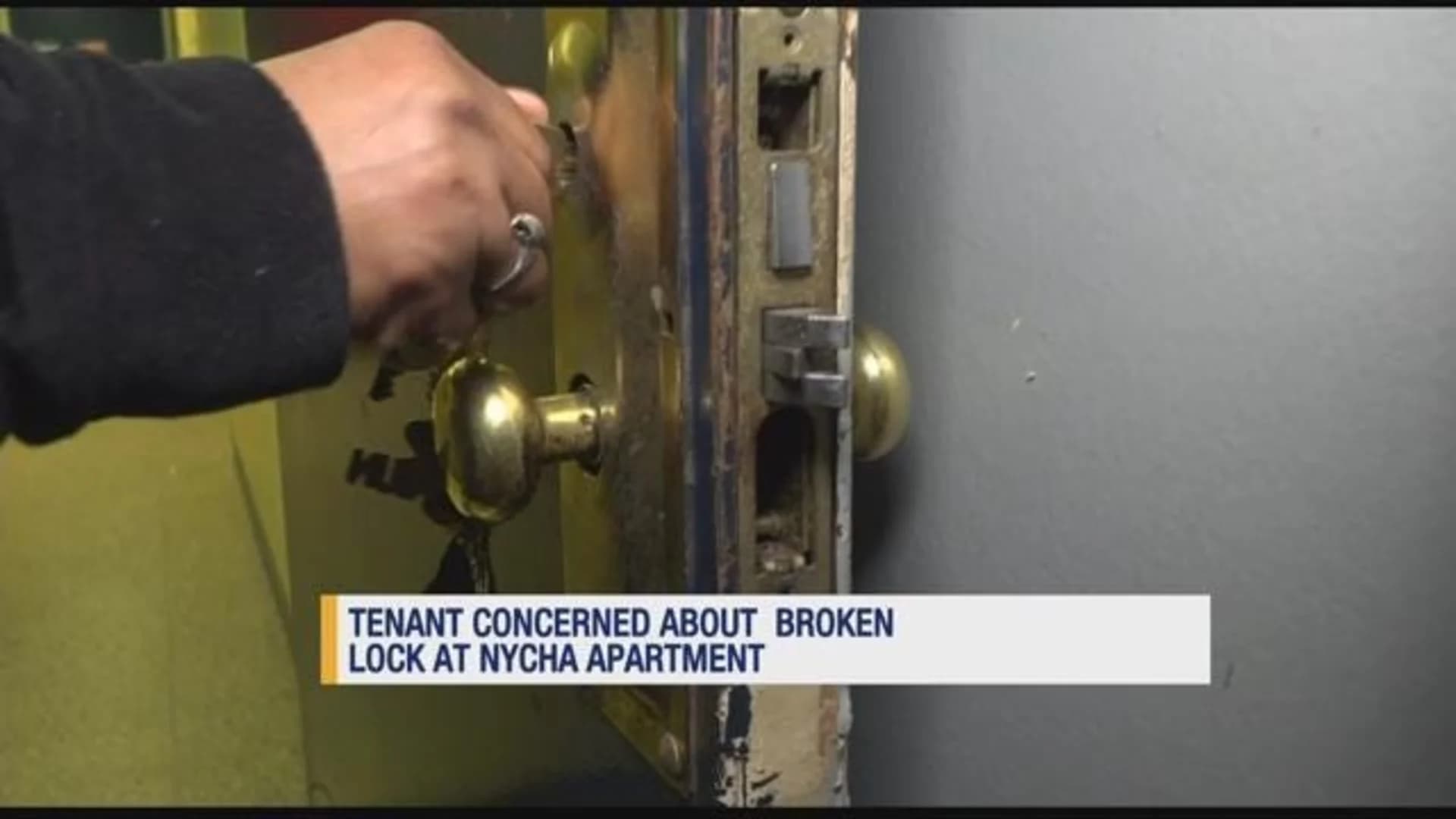 Nostrand Houses tenant claims NYCHA won’t fix broken lock