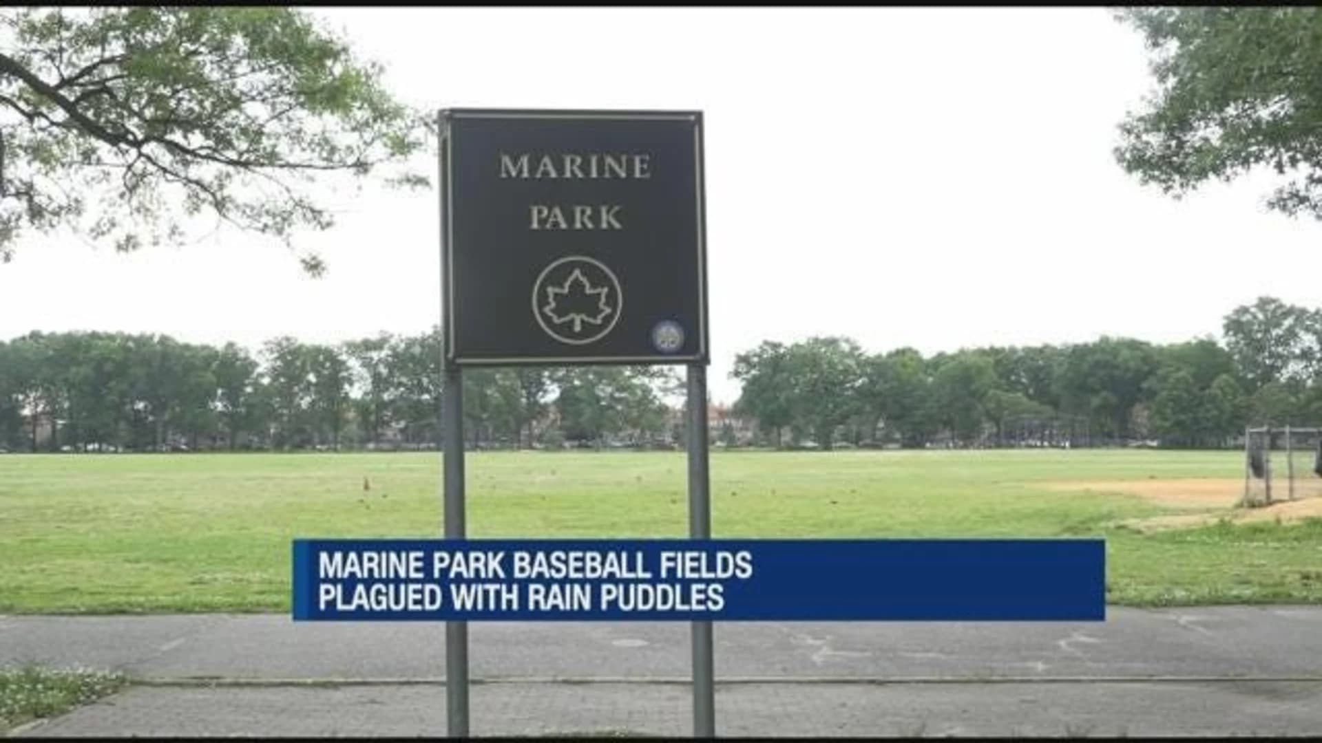 Marine Park baseball fields plagued by flooding issues