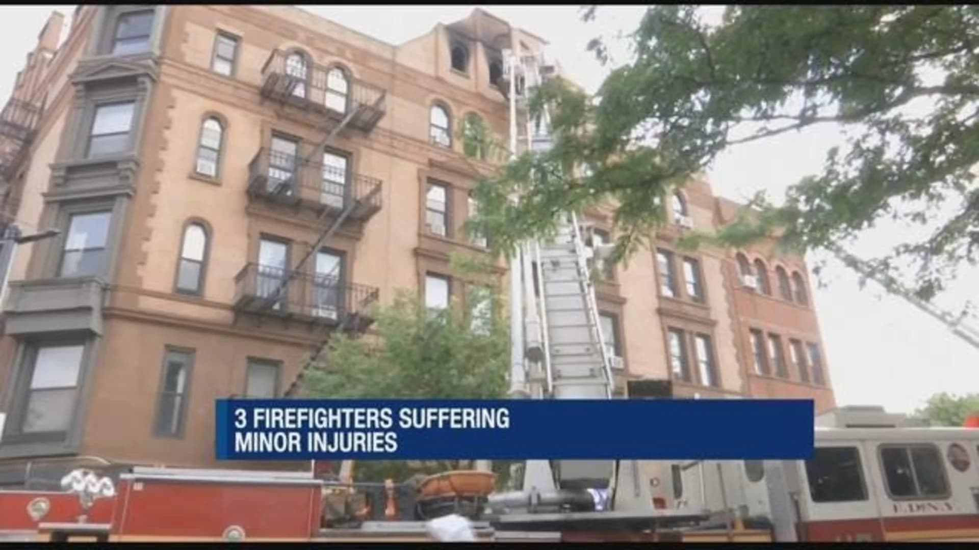 2 firefighters hospitalized after Fort Greene house fire