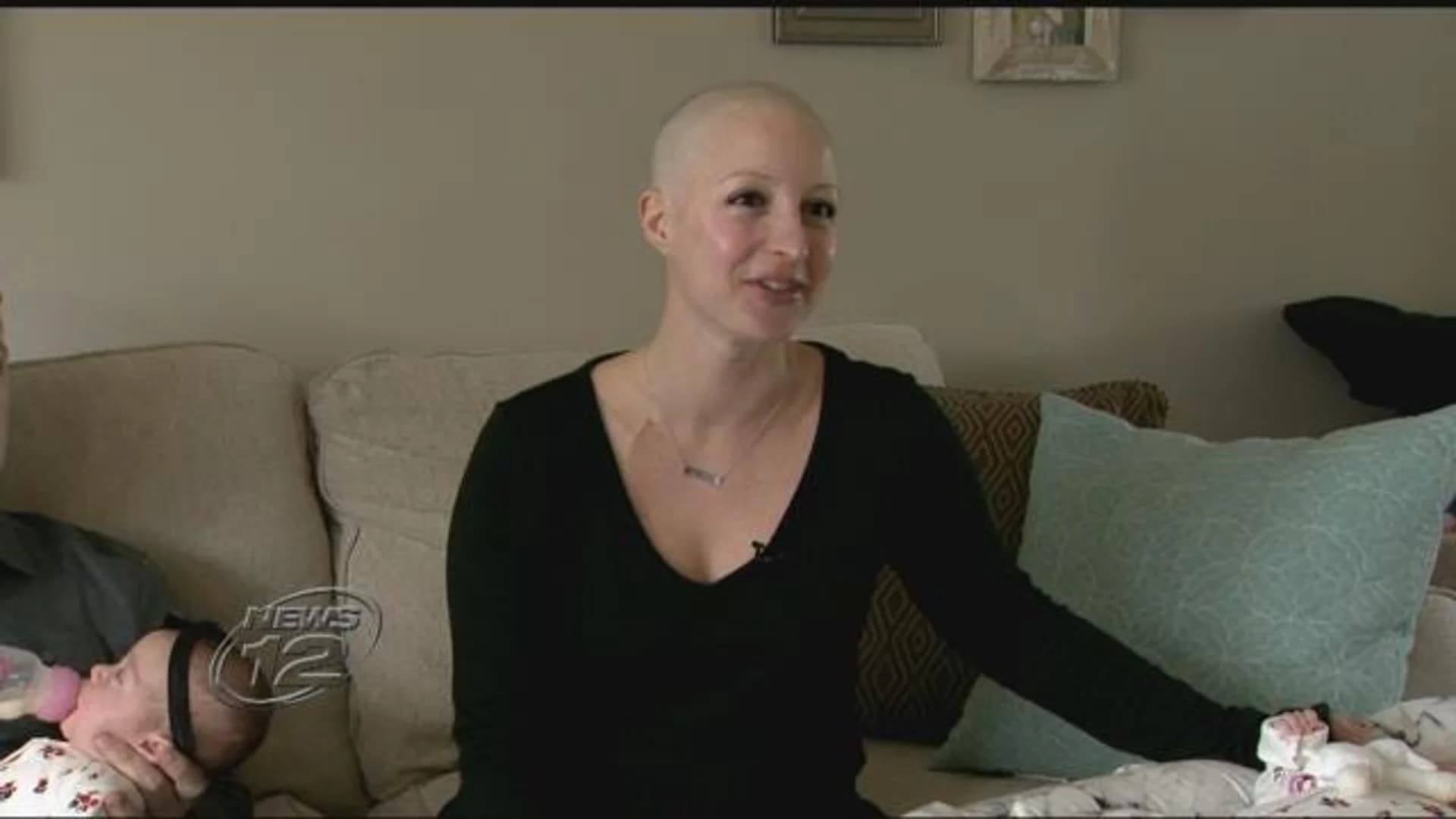 Teacher battles breast cancer while giving birth to twins