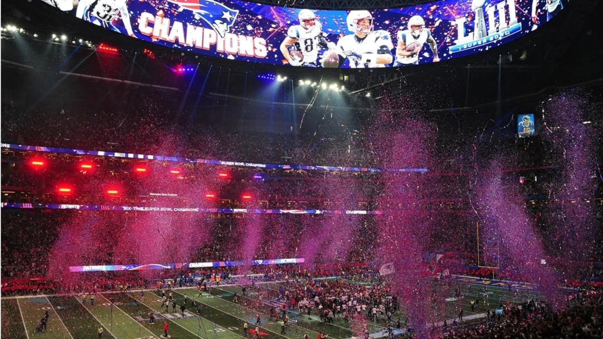 Patriots top Rams to win Super Bowl LIII