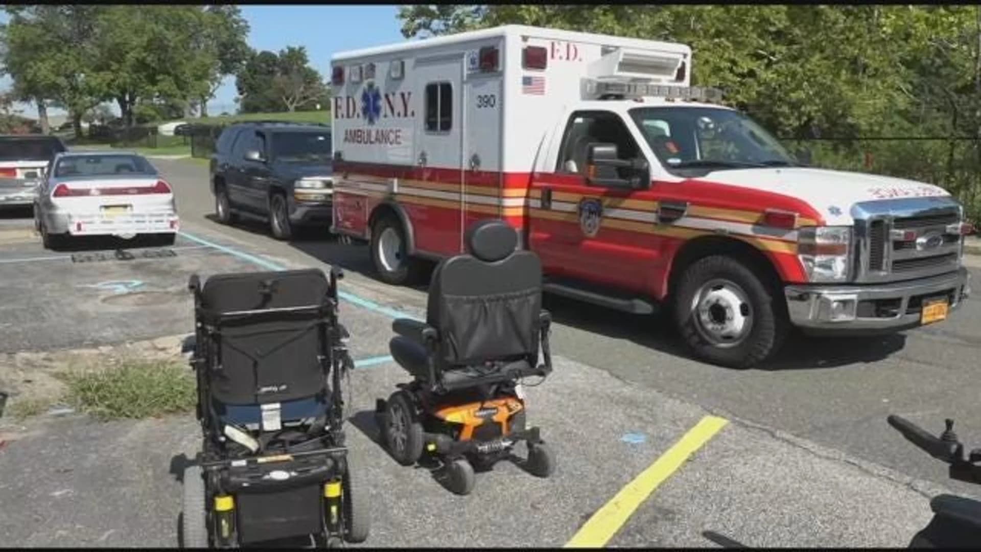 New ambulances can transport motorized wheelchairs for patients