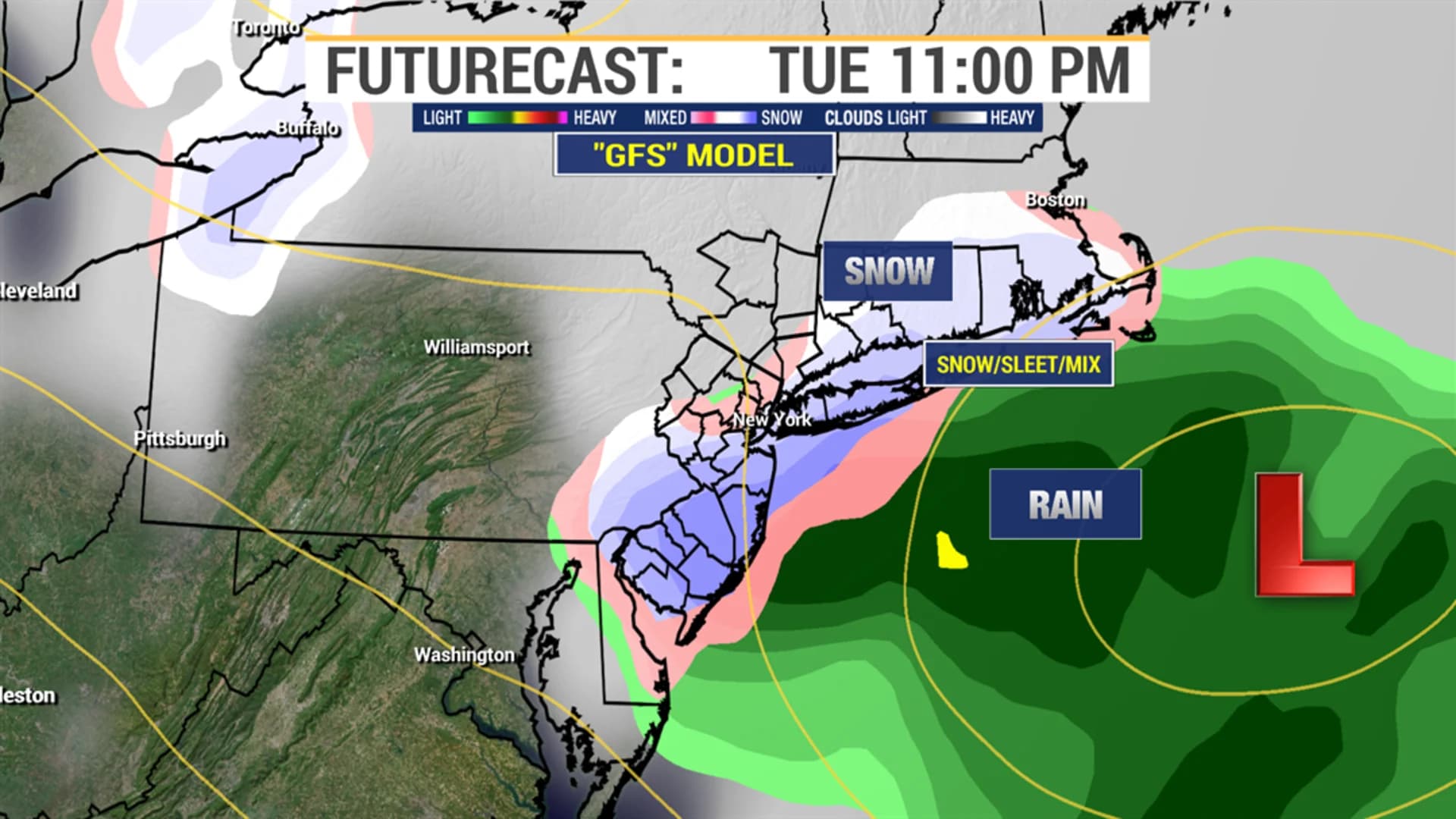 NYC may see wintry mix, wet snow overnight into Wednesday