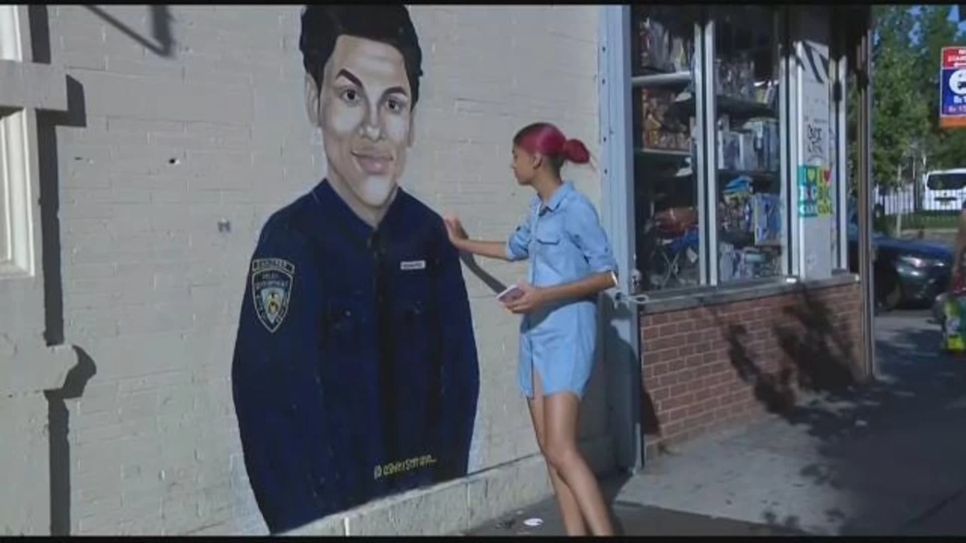 New mural remembers teen slain in Belmont