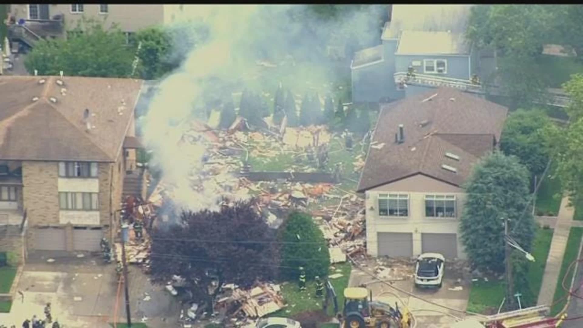 Photos: House explosion in Ridgefield