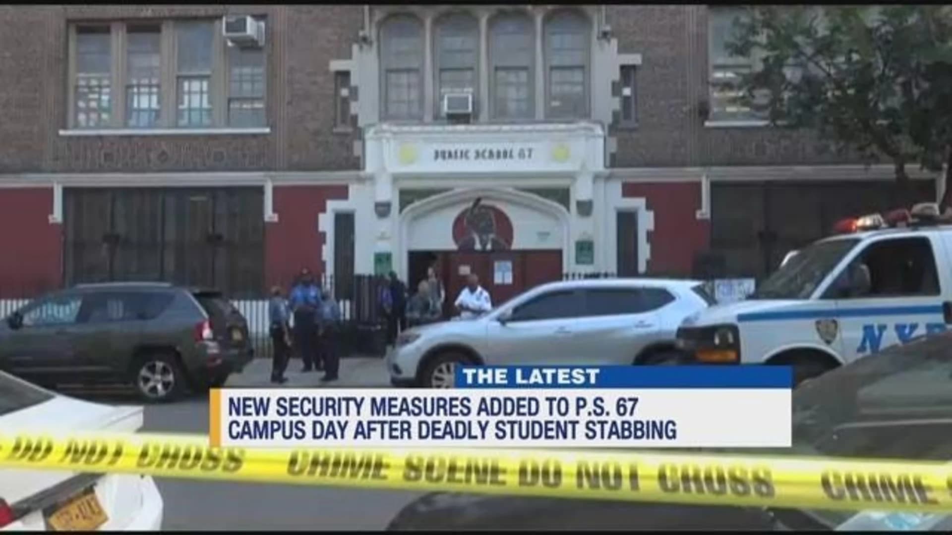 Heightened security at Bronx school after fatal stabbing