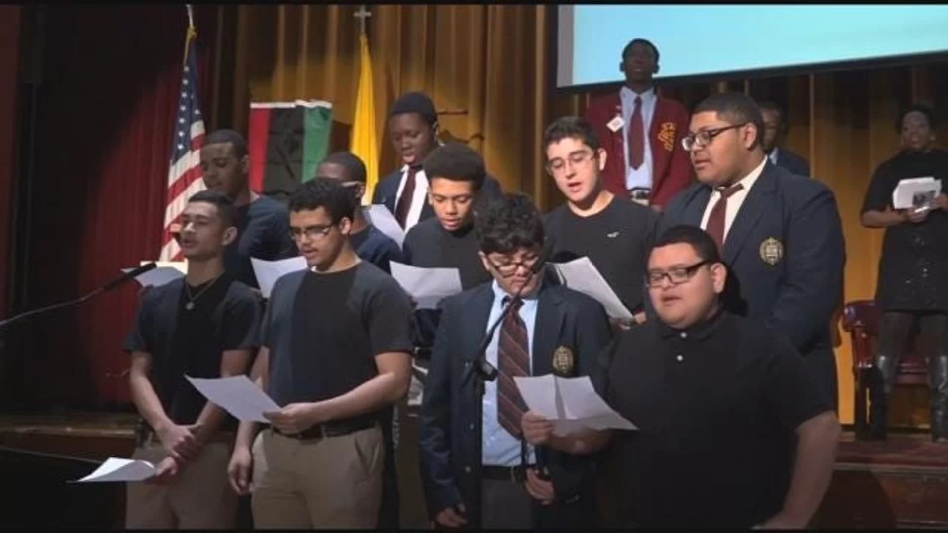 Cardinal Hayes students discuss black history at ‘The Conversation’ assembly