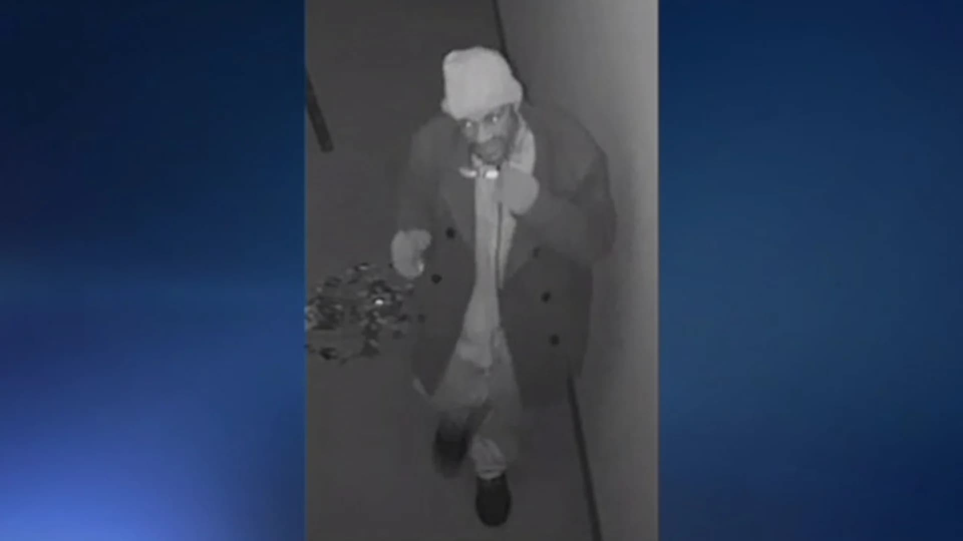 Police search for man who broke into, damaged Church Ave. temple