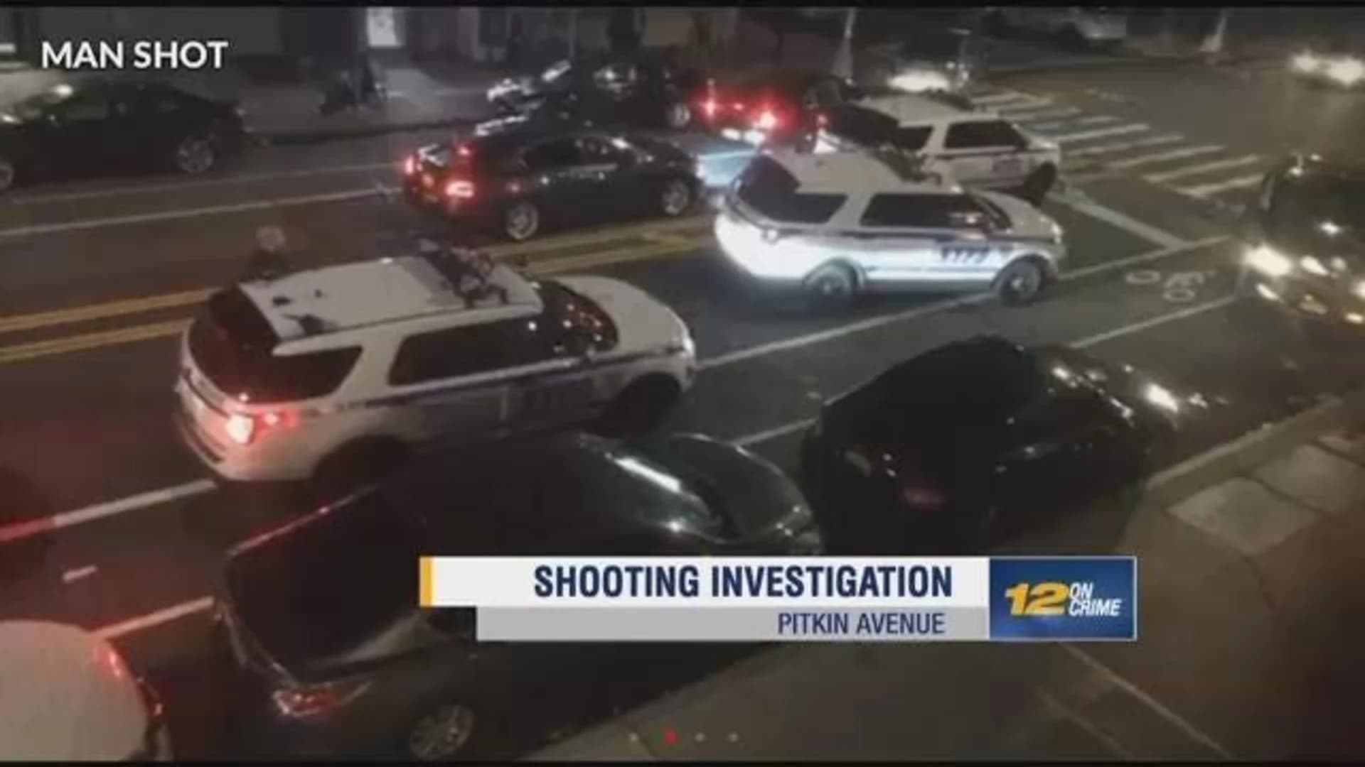 Man shot in the head in front of busy deli