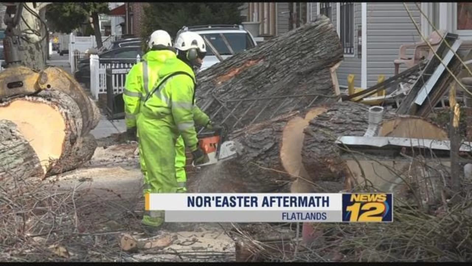 Cleanup efforts underway following nor’easter