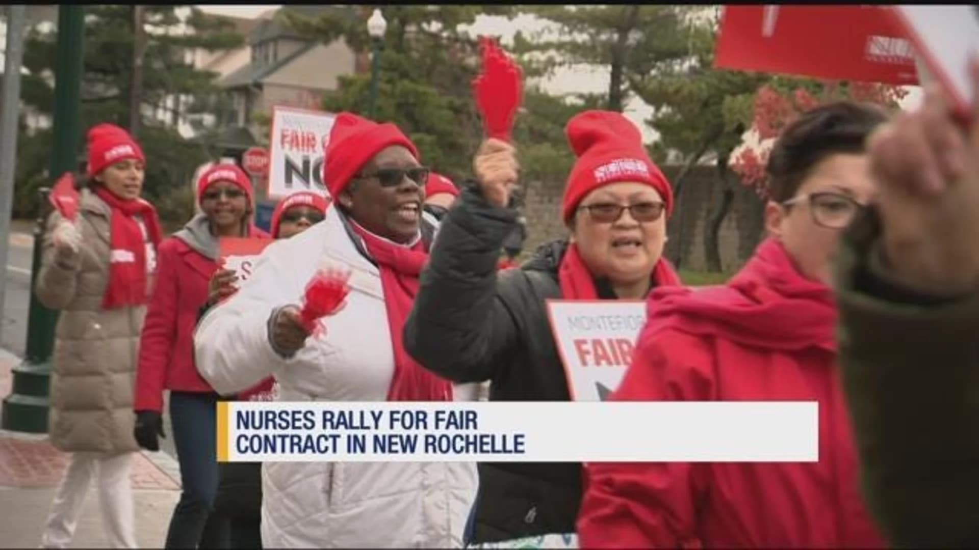 Nurses rally for improved wages and working conditions