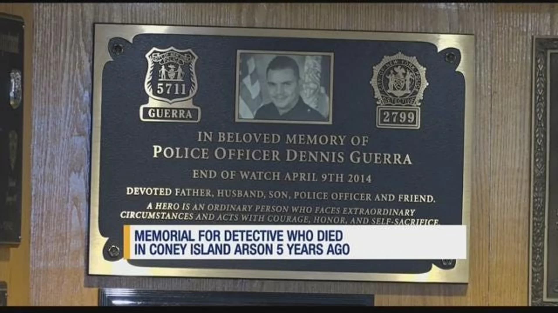 NYPD marks 5 years since death of detective in Coney Island fire