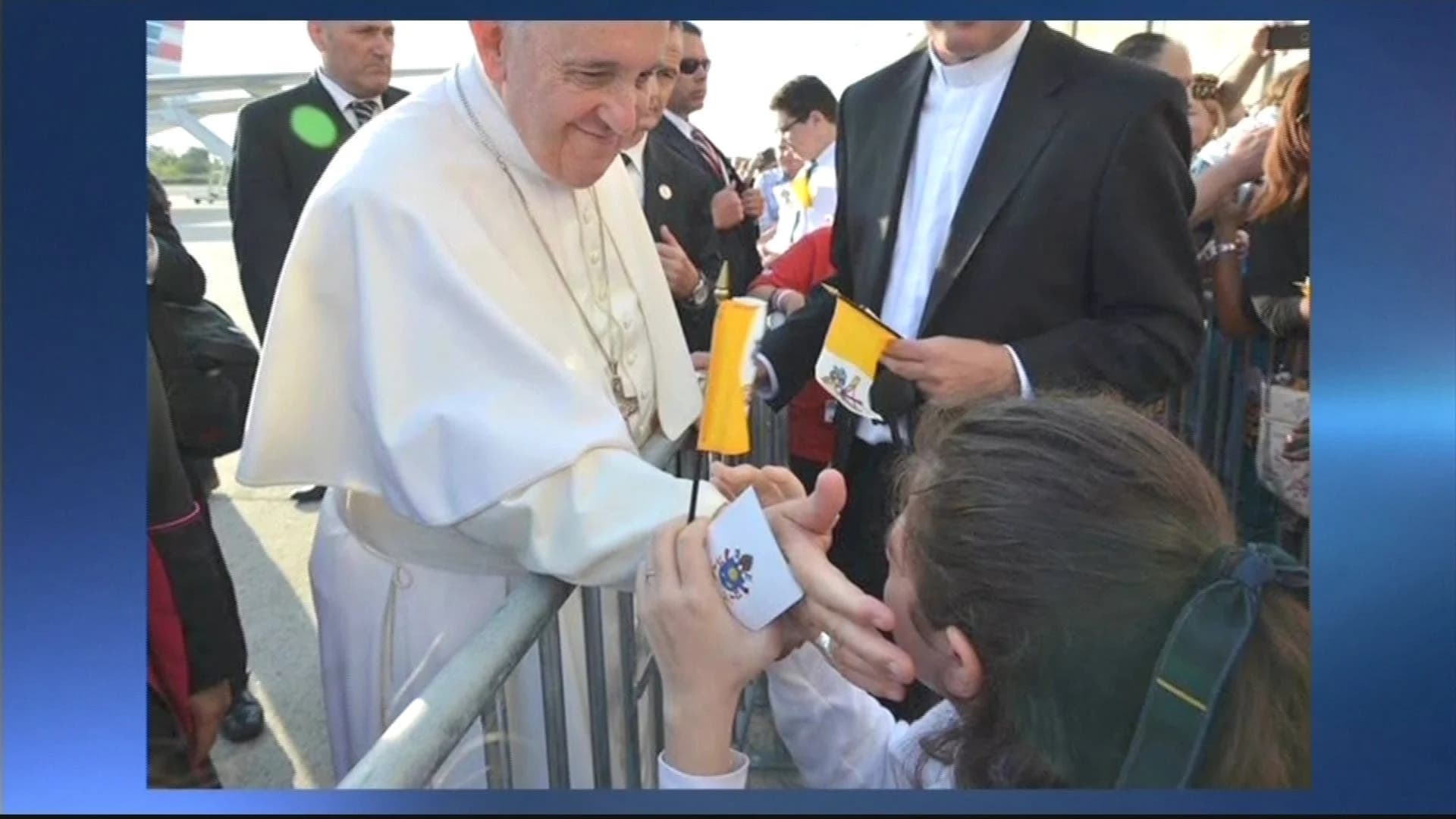 Paralyzed girl says pope meeting began healing process