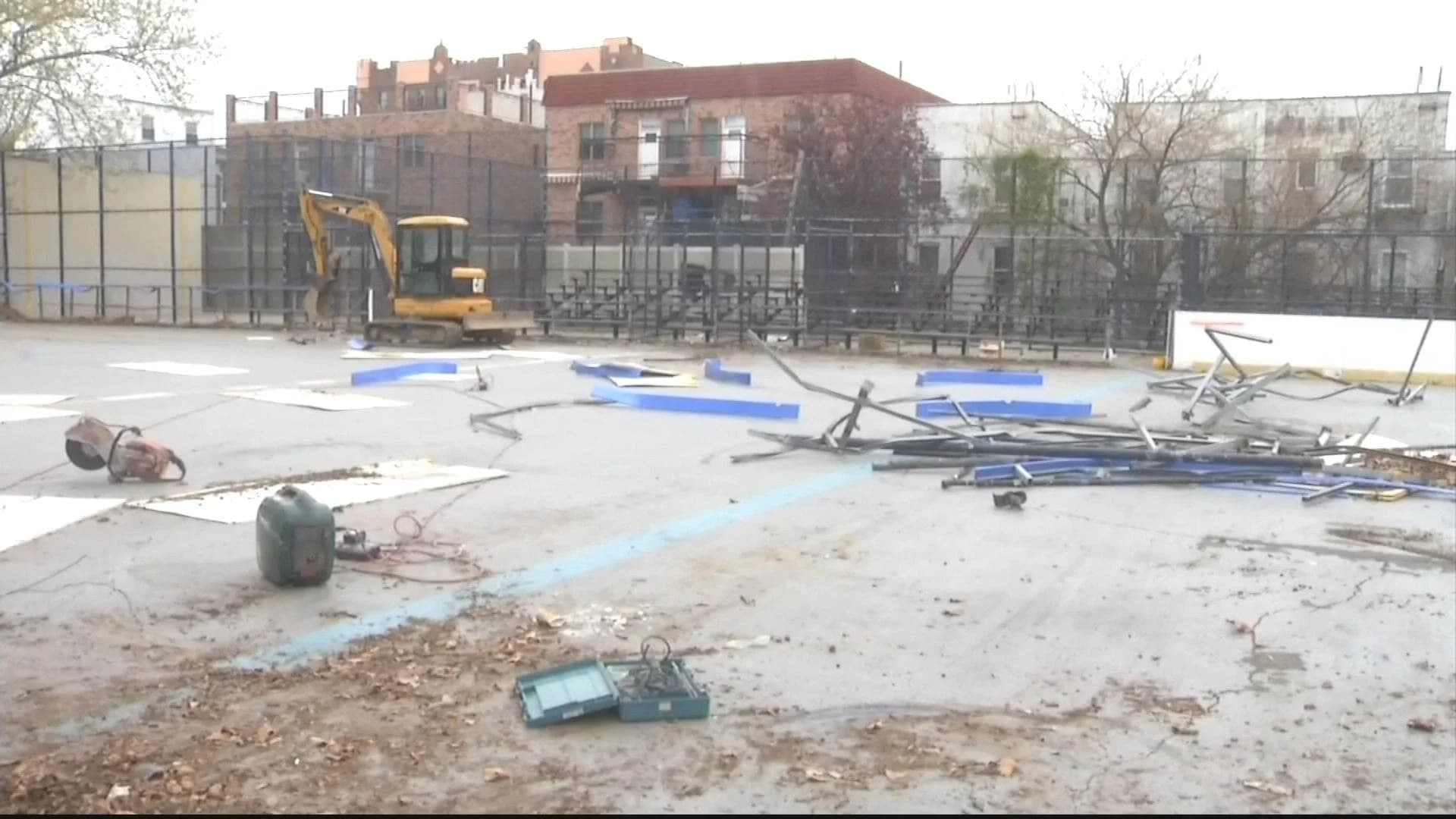 Kensington roller rink demolition begins to make way for DiGilio Playground expansion