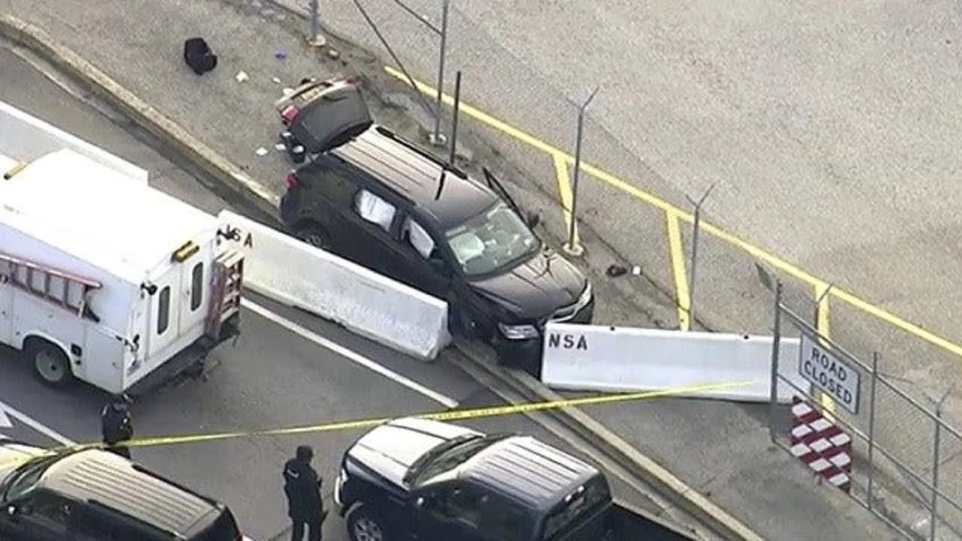 Shots fired: FBI probing why SUV tried to enter NSA campus