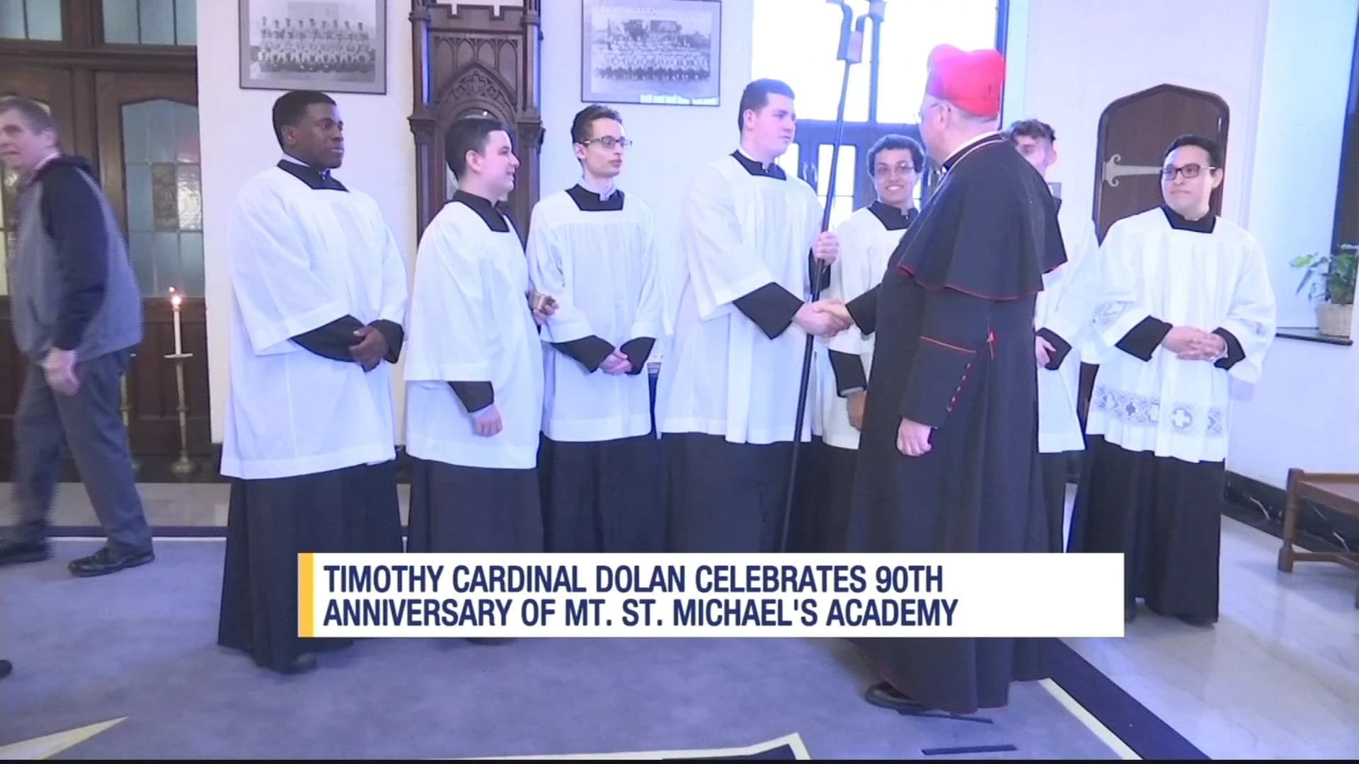 Cardinal Dolan celebrates Mount Saint Michael's 90th anniversary