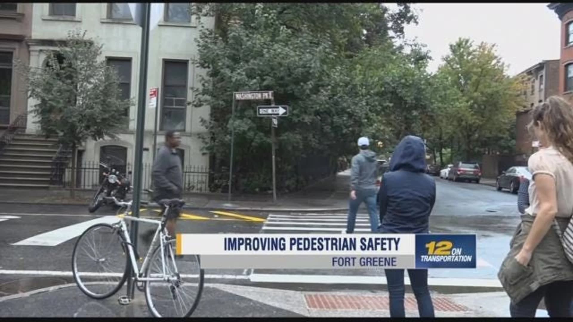 Stop sign, crosswalk improve safety around Fort Greene Park entrance