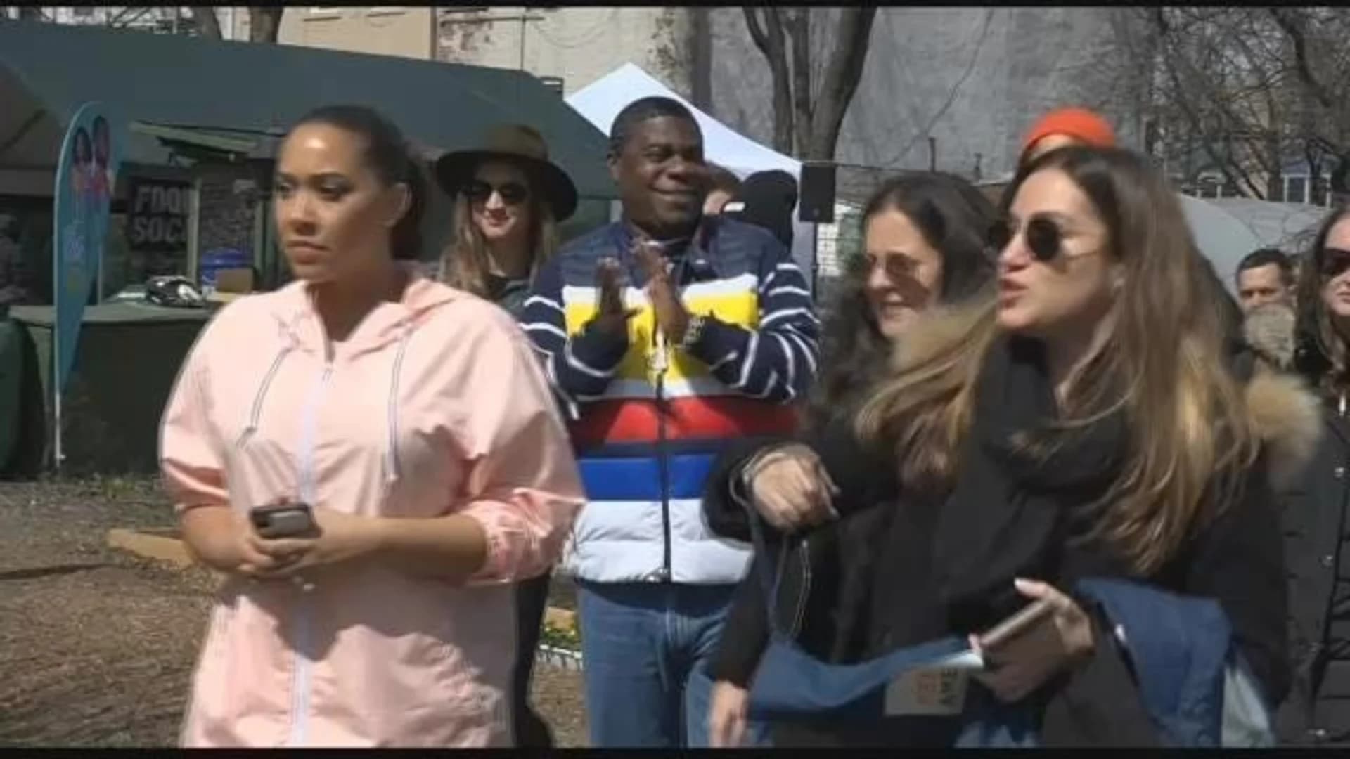 Tracy Morgan, nonprofits unveil upgrades to Bed-Stuy garden