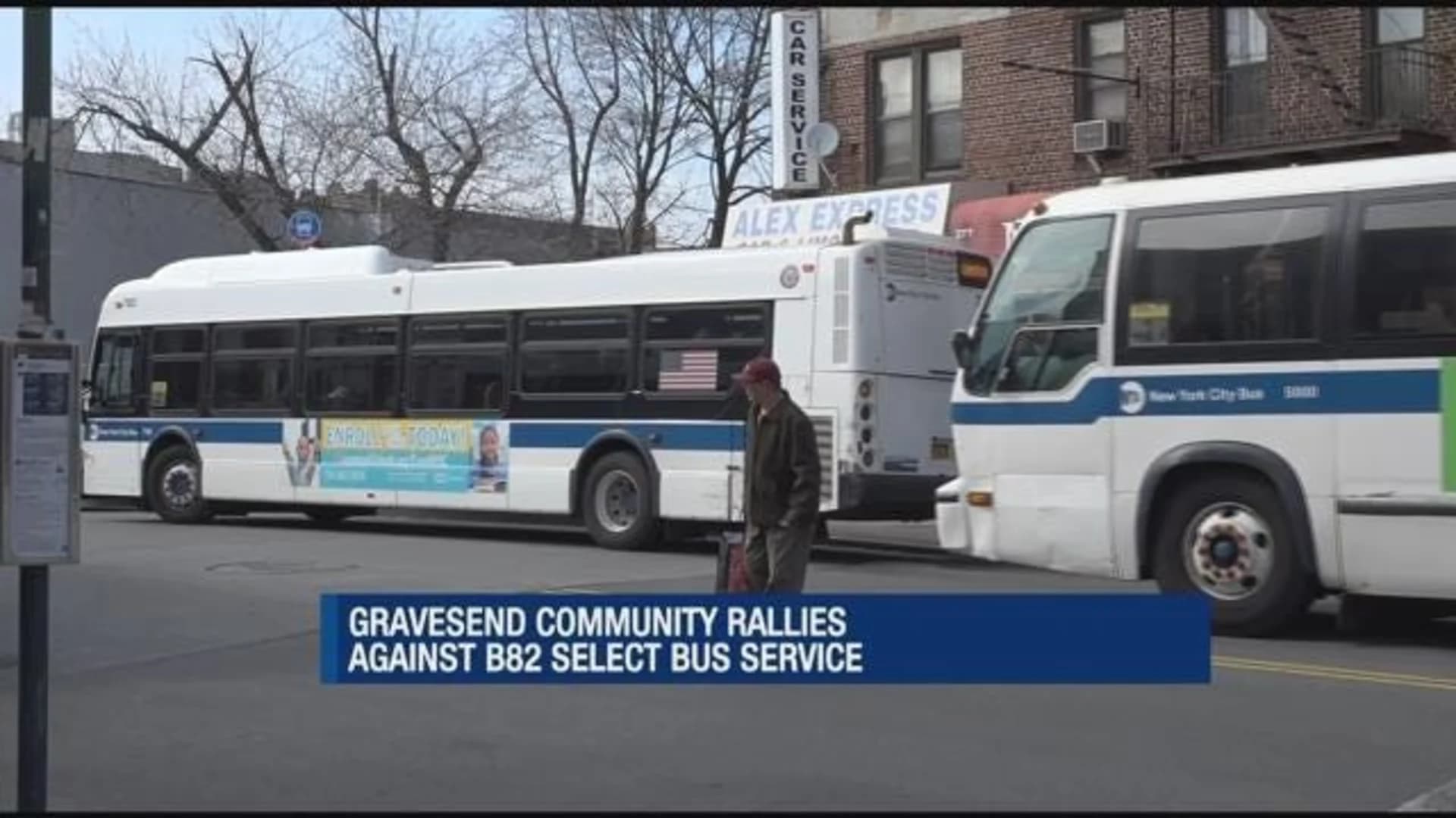 Gravesend residents rally against city's plan for B82 bus line