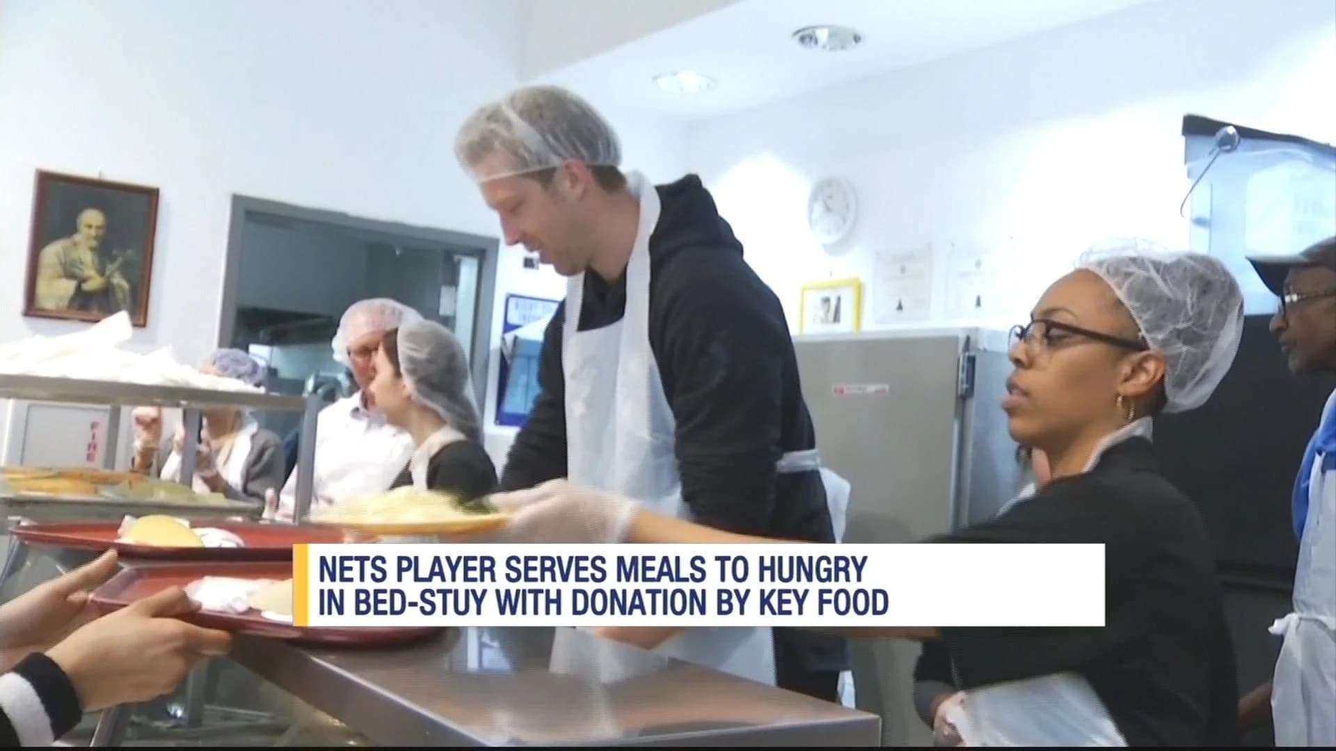 BK Nets, Key Food donate food to needy families