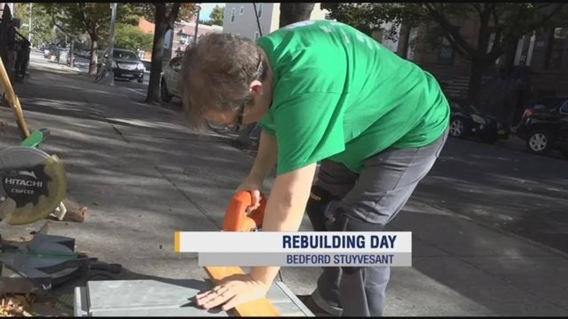 Group pitches in to help rebuild homes for people in need