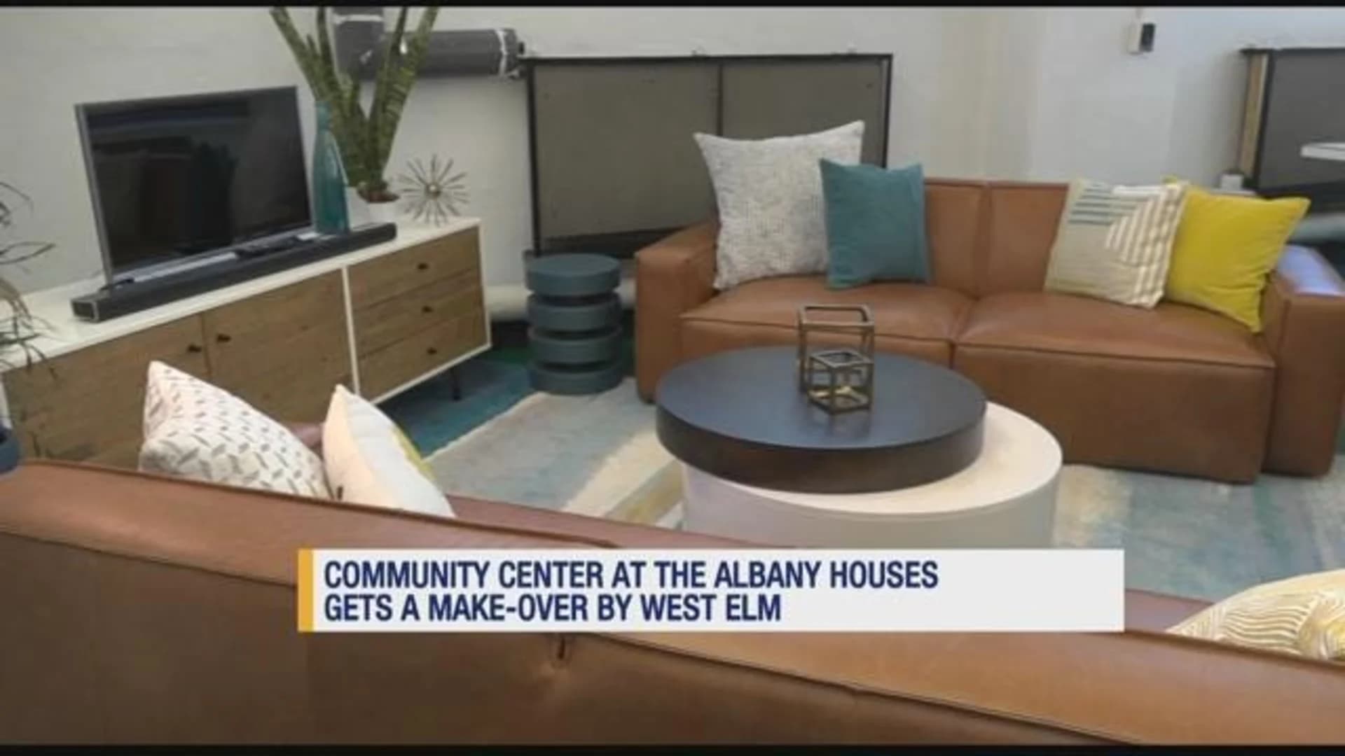 Albany Houses cuts ribbon on remodeled community center room