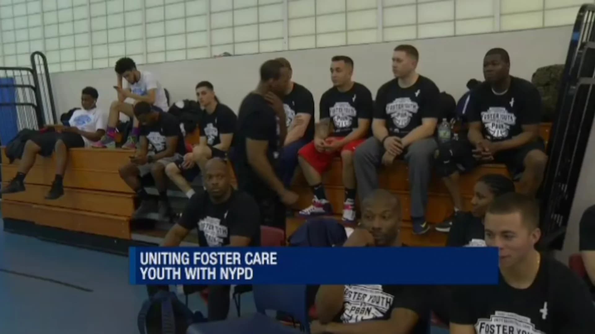 Basketball game unites youth in foster care with NYPD