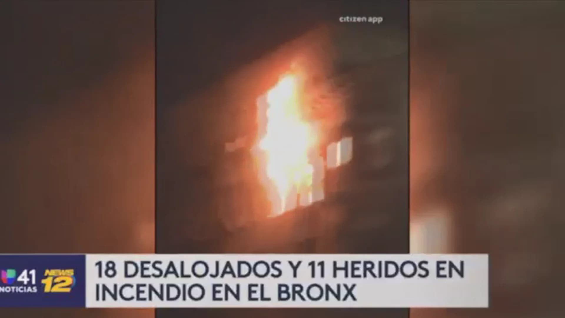 Univision 41 News Brief: 18 personas son desalojadas y once resultan heridos por incendio en El Bronx