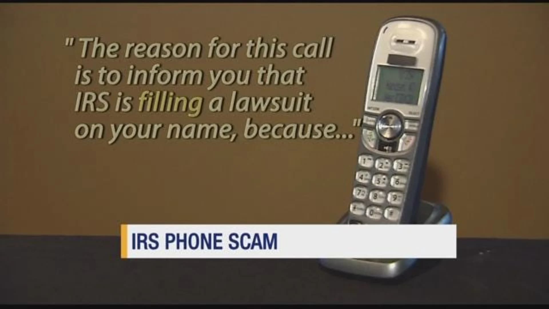 Consumer alert: IRS scam calls on the rise