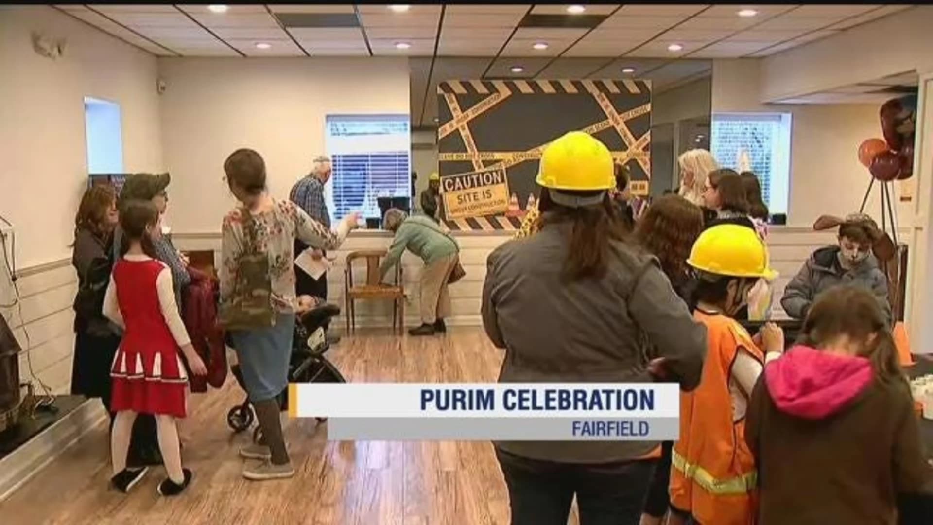 Jewish families celebrate Purim in Fairfield