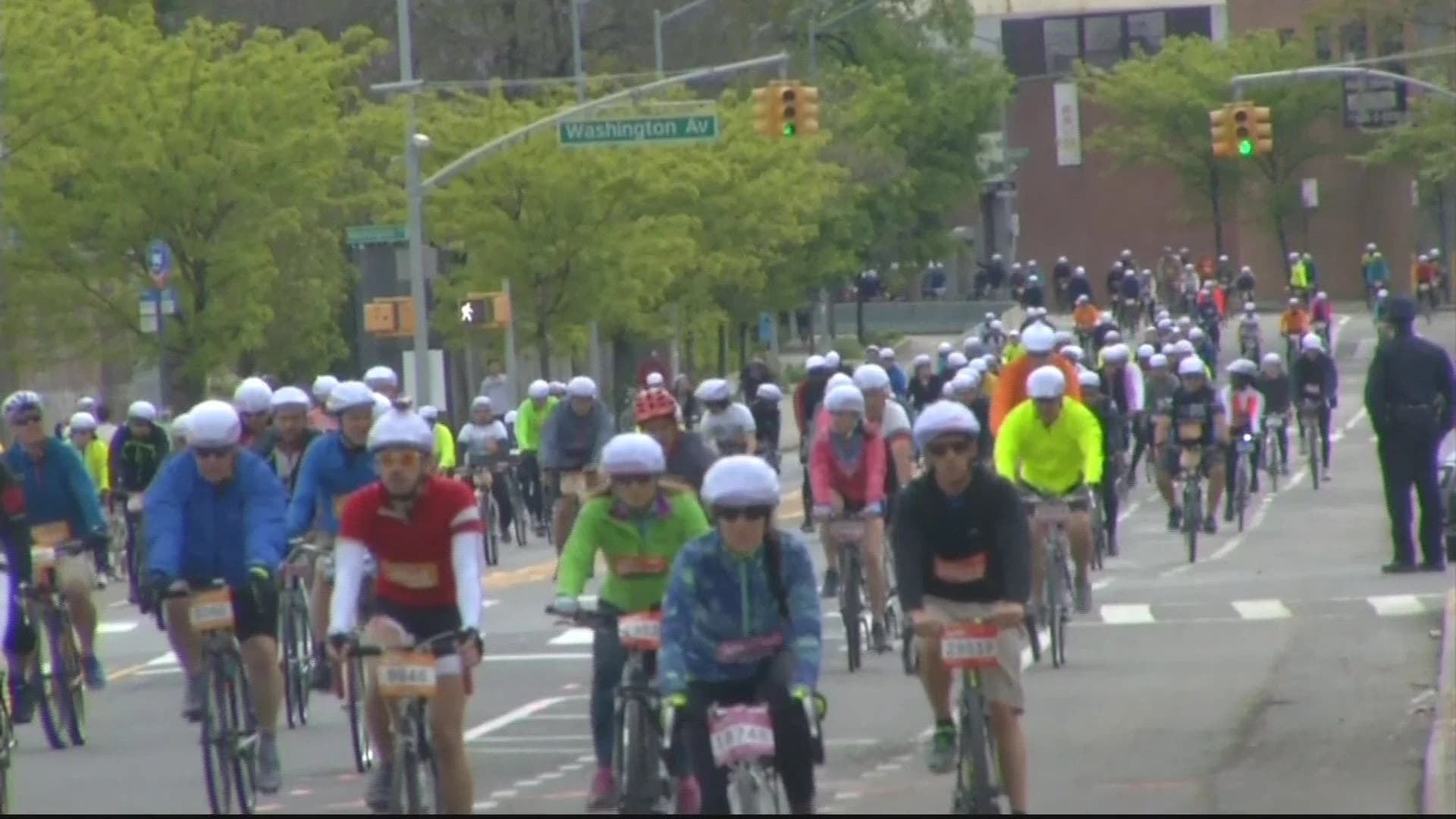 Five Boro Bike Tour held in New York City