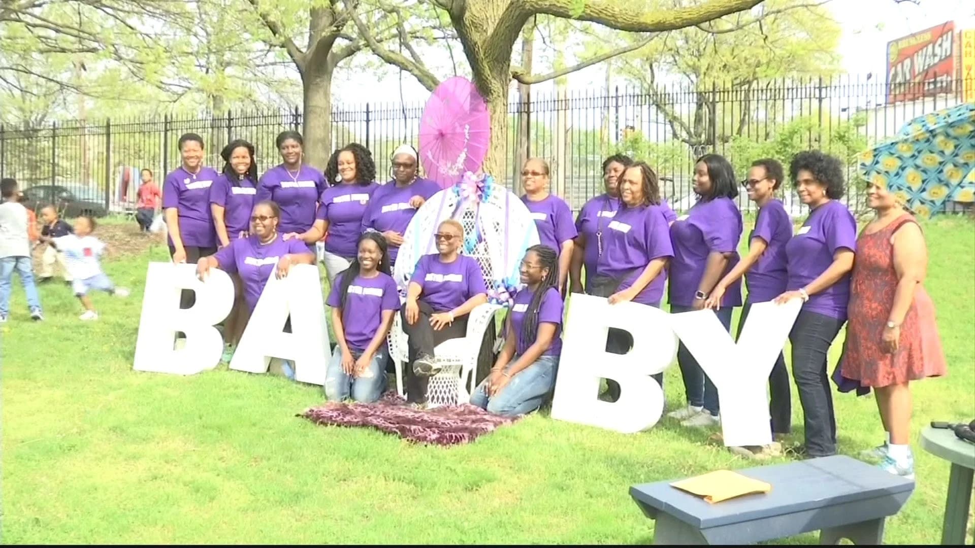 Expecting moms attend massive baby shower in E. Flatbush