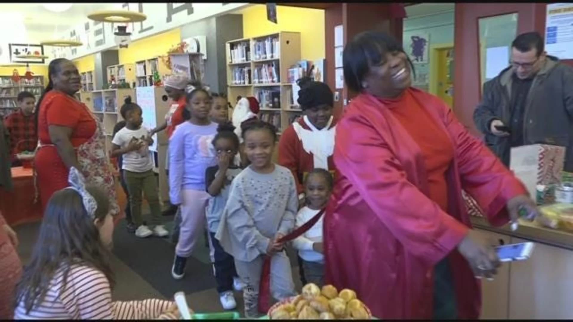 School holds Christmas breakfast for families in Brownsville