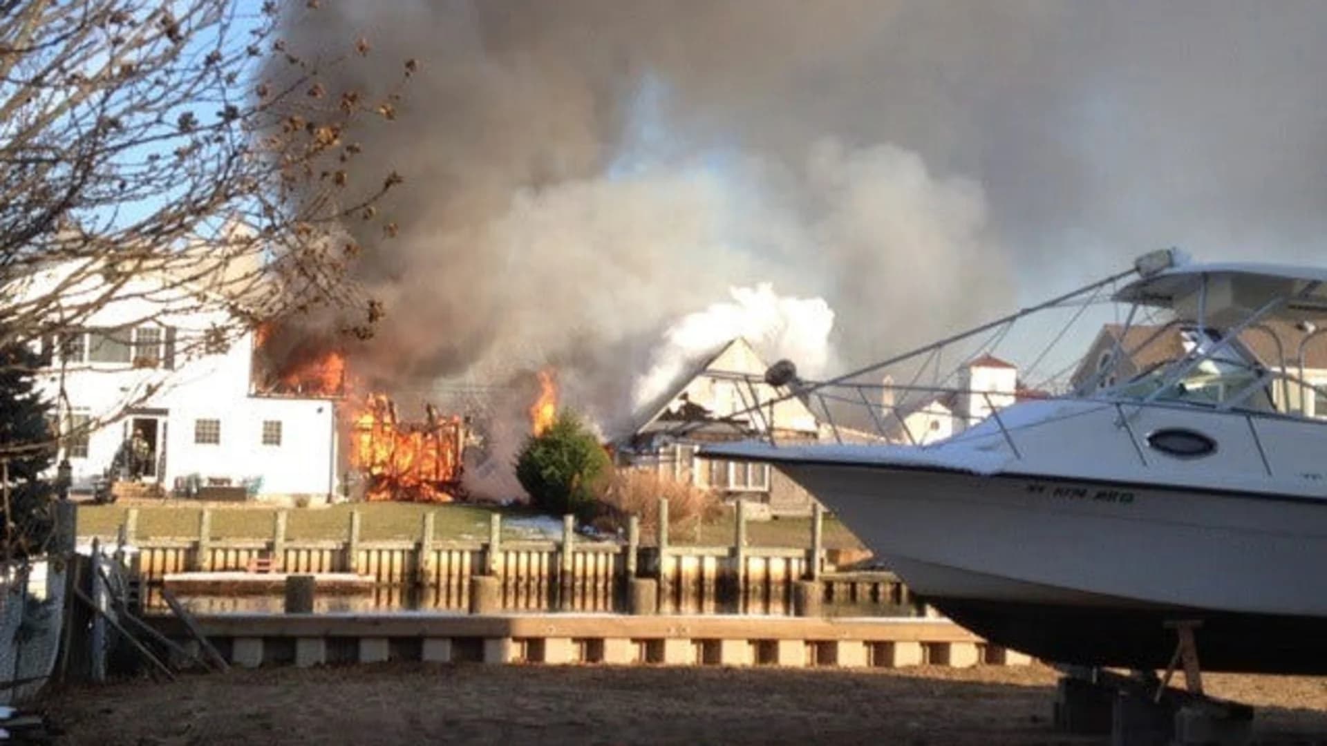 Fire damages 2 Massapequa homes