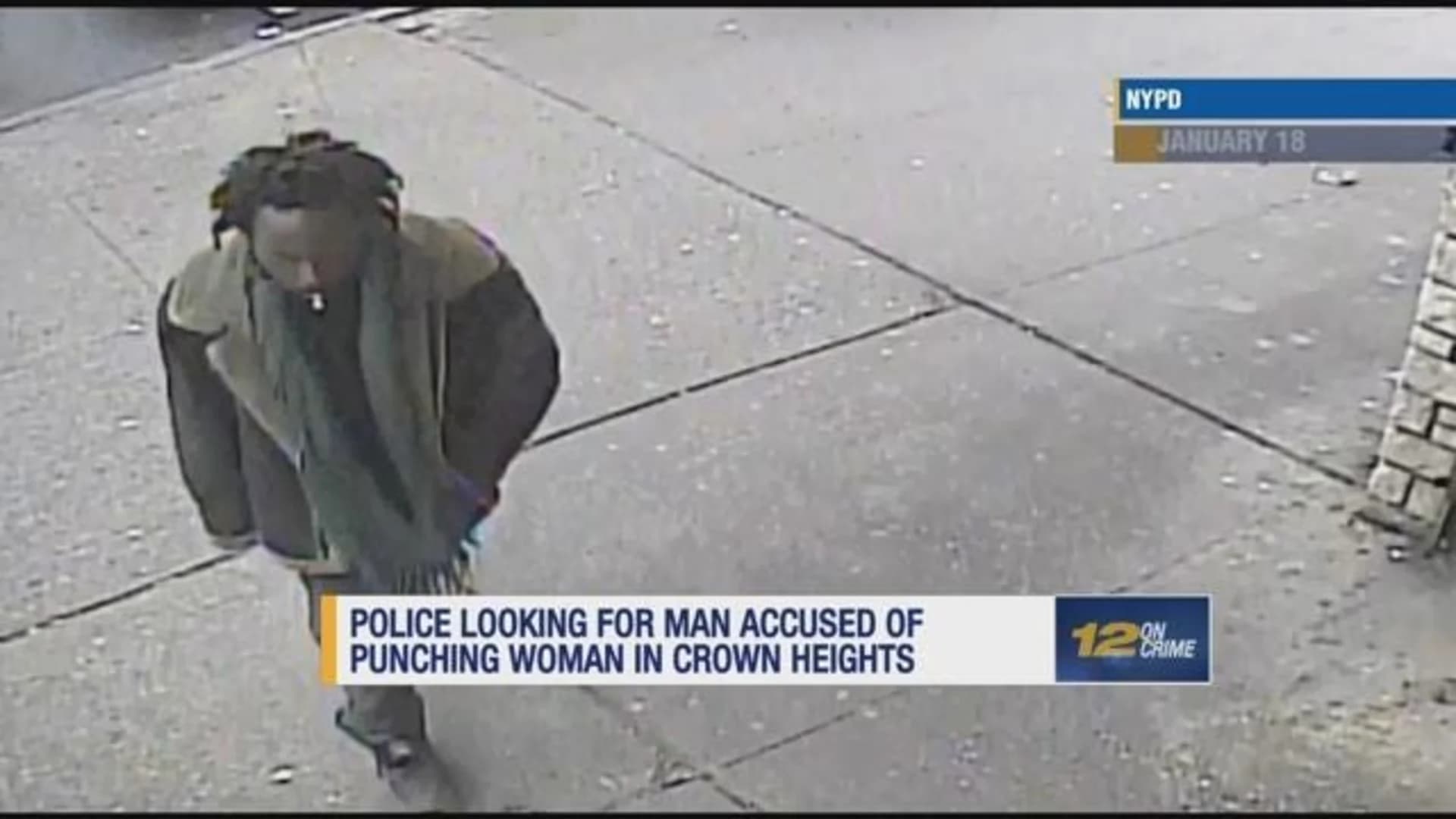 Police: Man accused of punching woman in Crown Heights