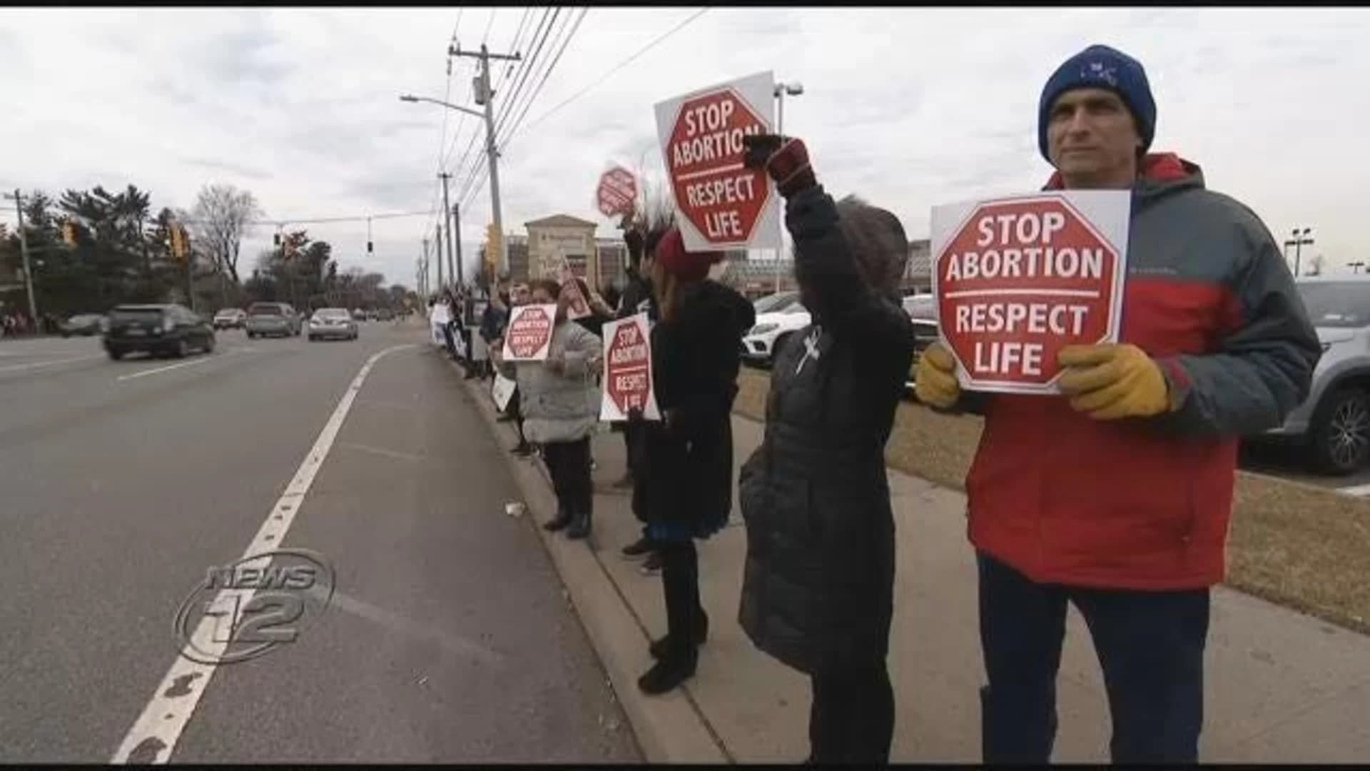 Pro-life protesters rally against Reproductive Health Act