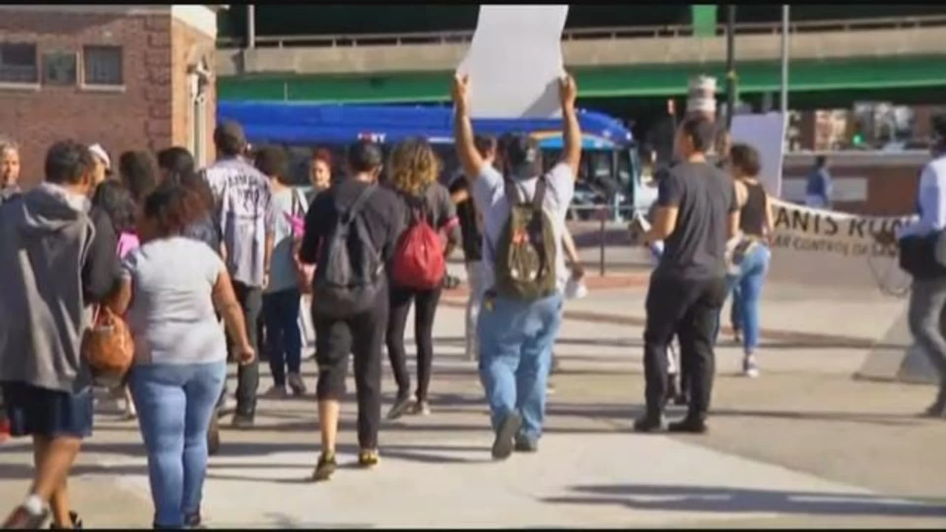 Grassroots groups march against gentrification