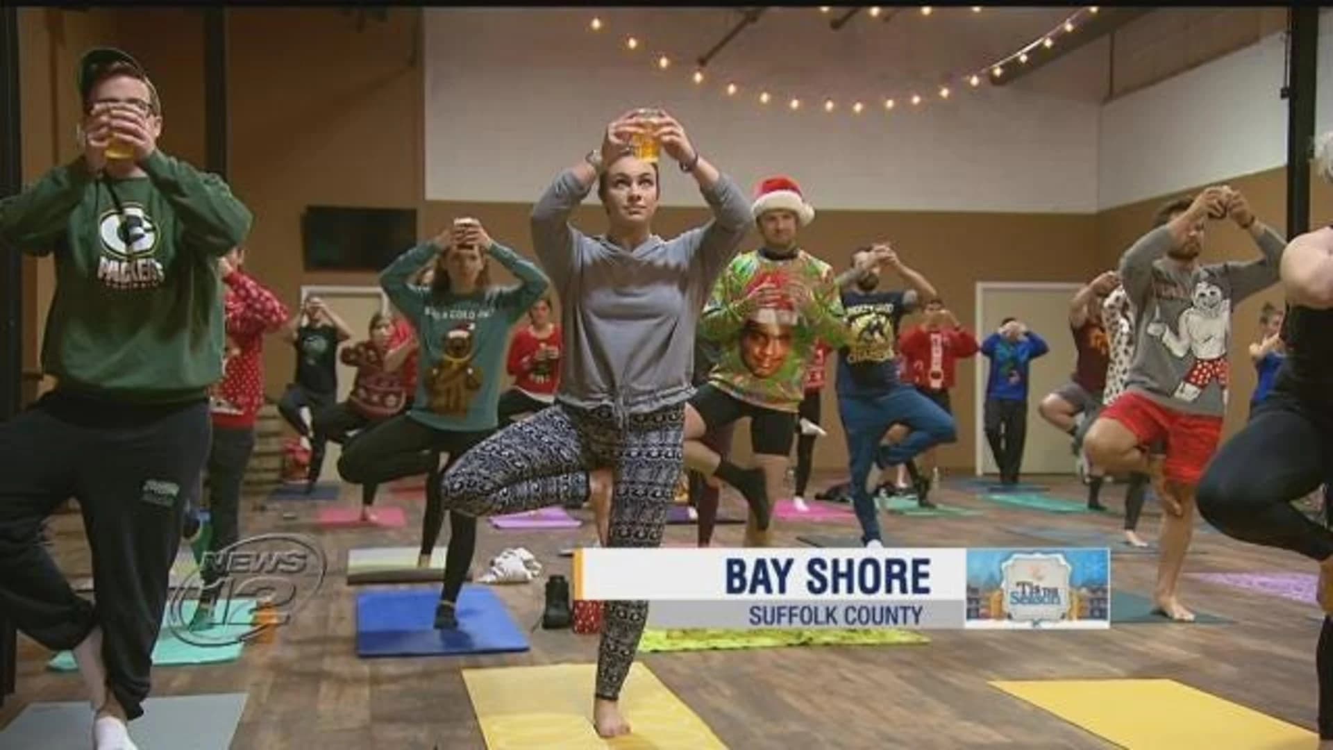 Holiday event combines local brews, ugly sweaters, yoga