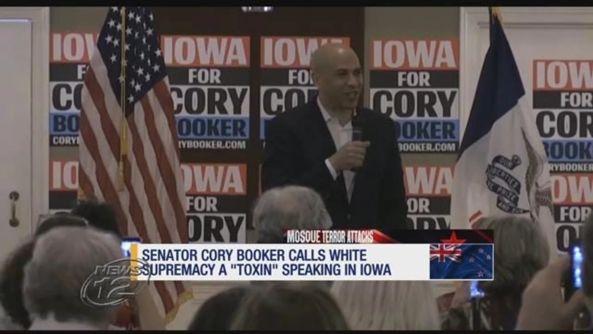 Booker condemns white supremacy during presidential campaign