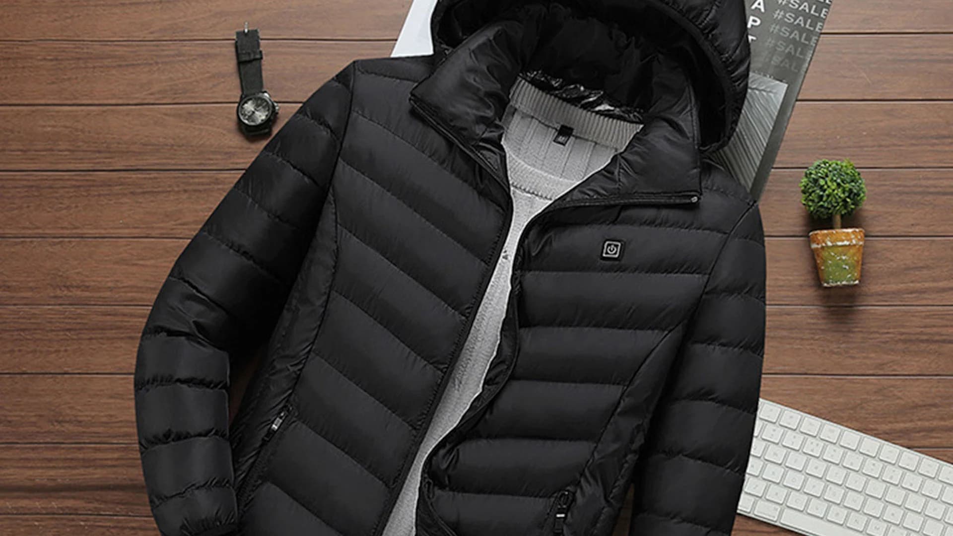 Stay warm and look good with $200 off this stylish heated jacket