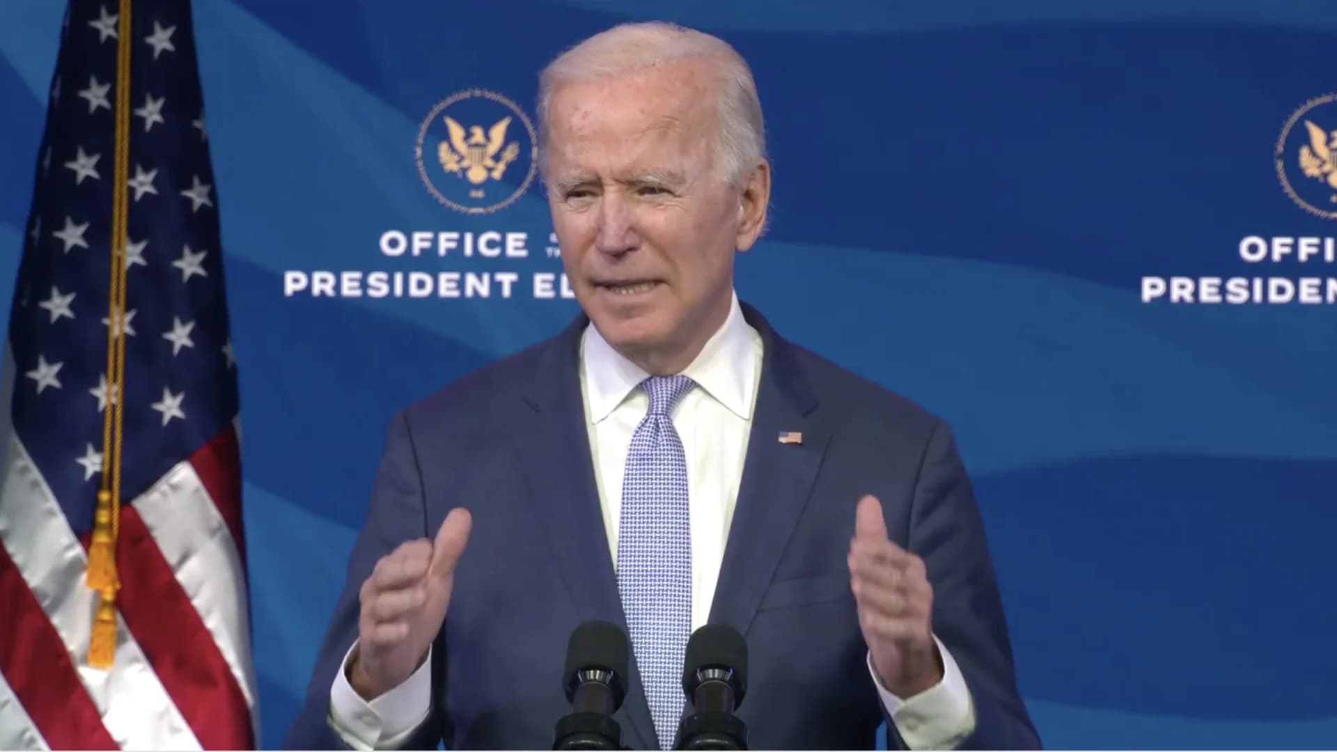 Biden calls on mob to 'pull back,' urges restoring decency
