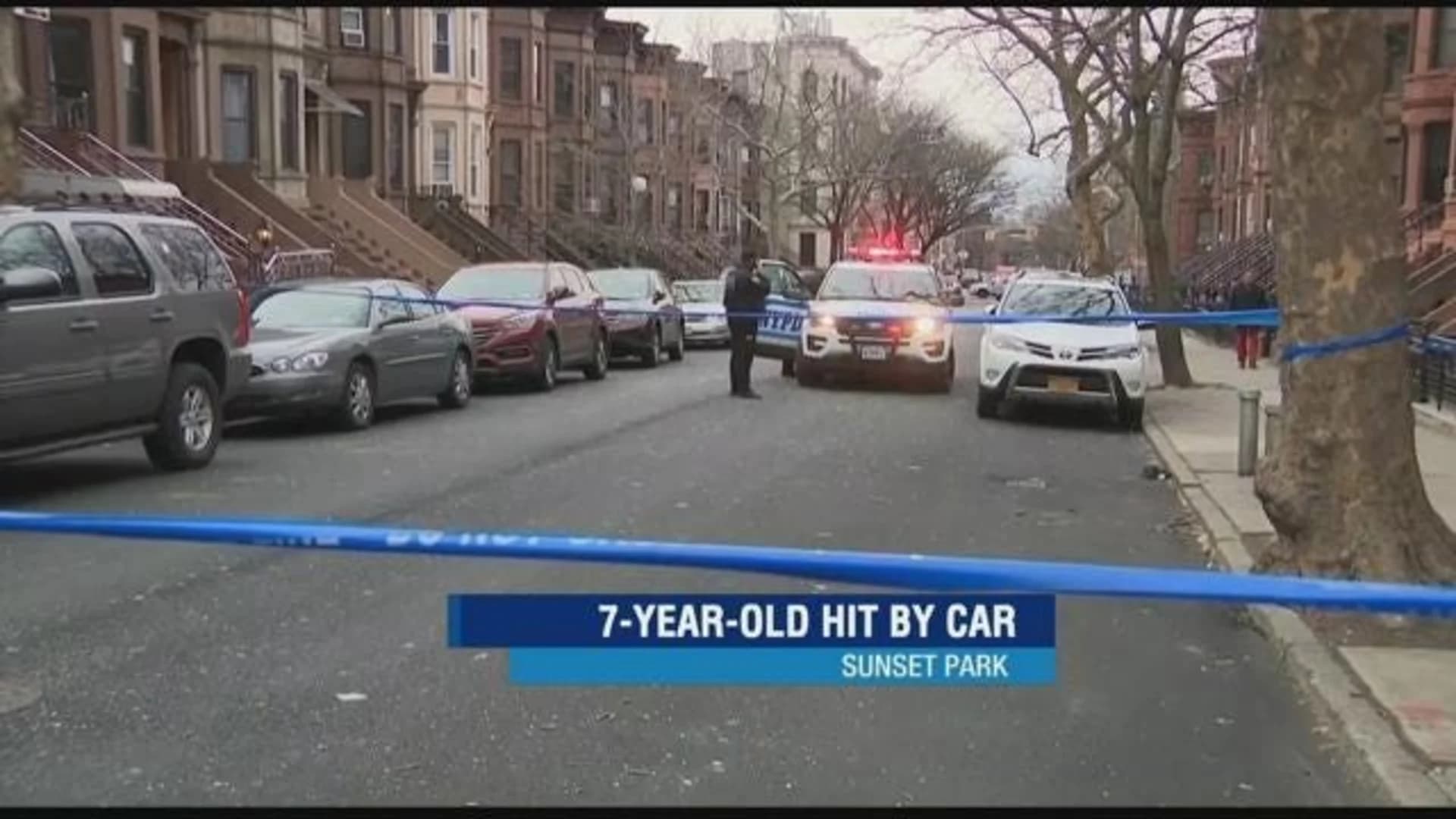 Police: 7-year-old struck by car in Sunset Park