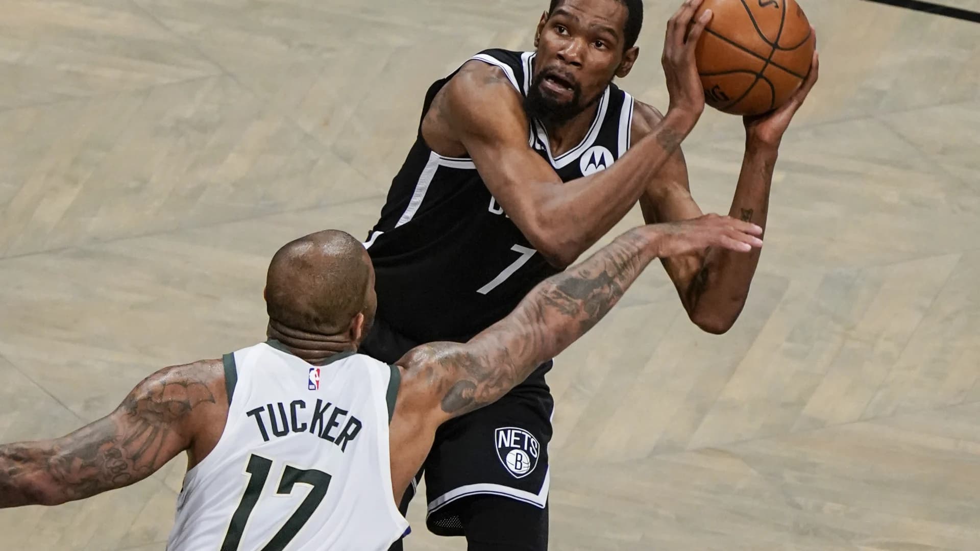 Bucks edge Nets in OT in Game 7, withstand Durant's 48