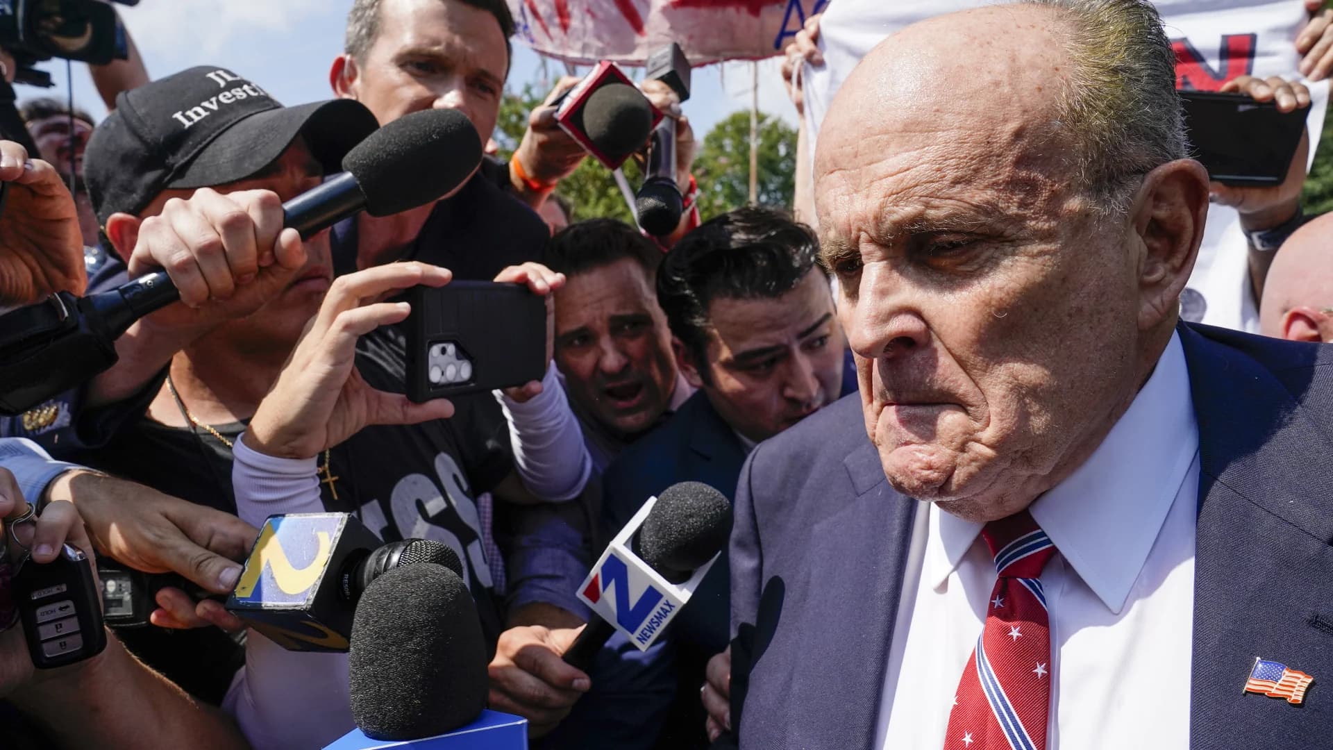 Rudy Giuliani pleads not guilty to charges in Georgia election case