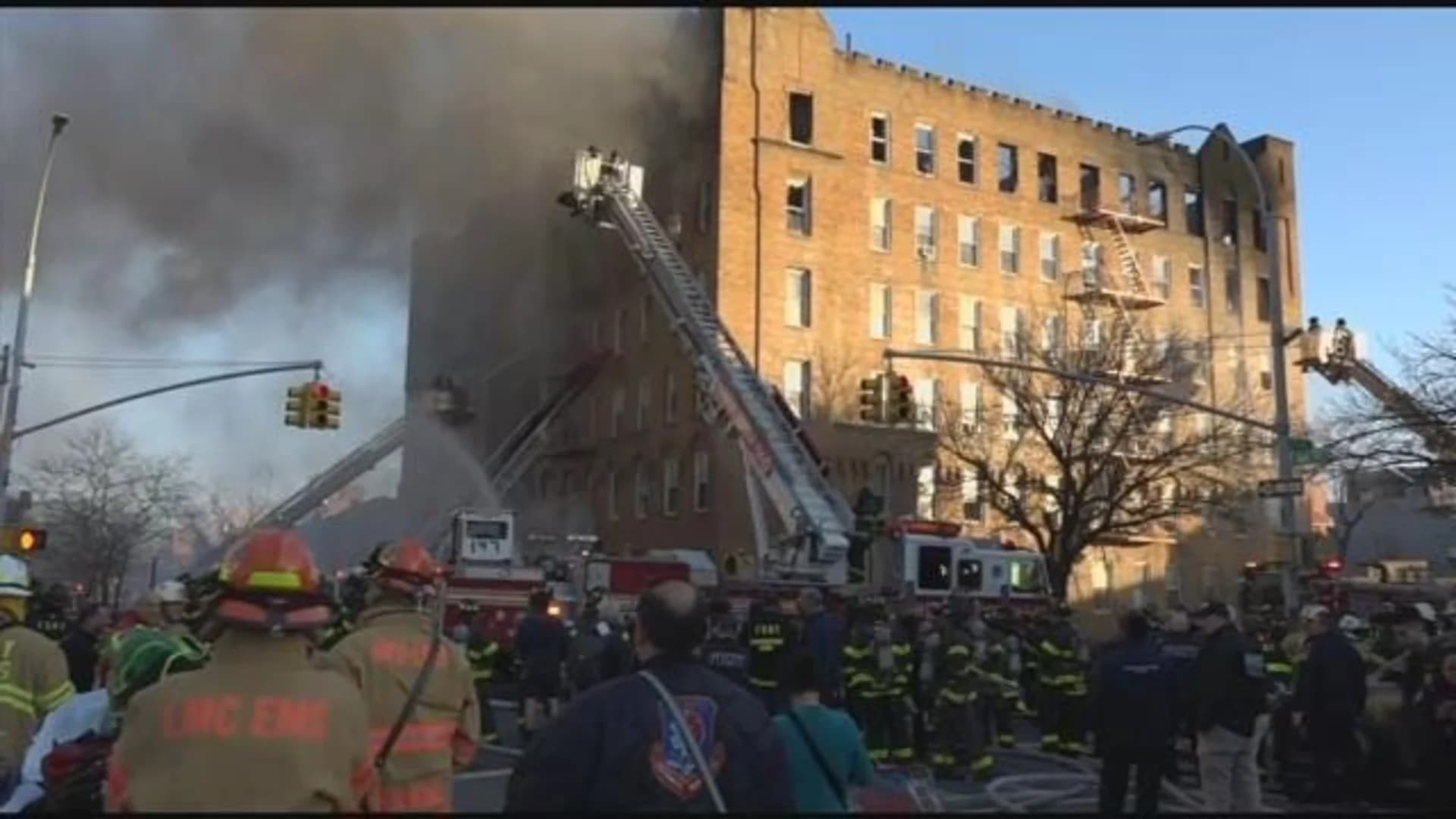 Agencies consider next steps for Sunset Park building affected by 6-alarm fire
