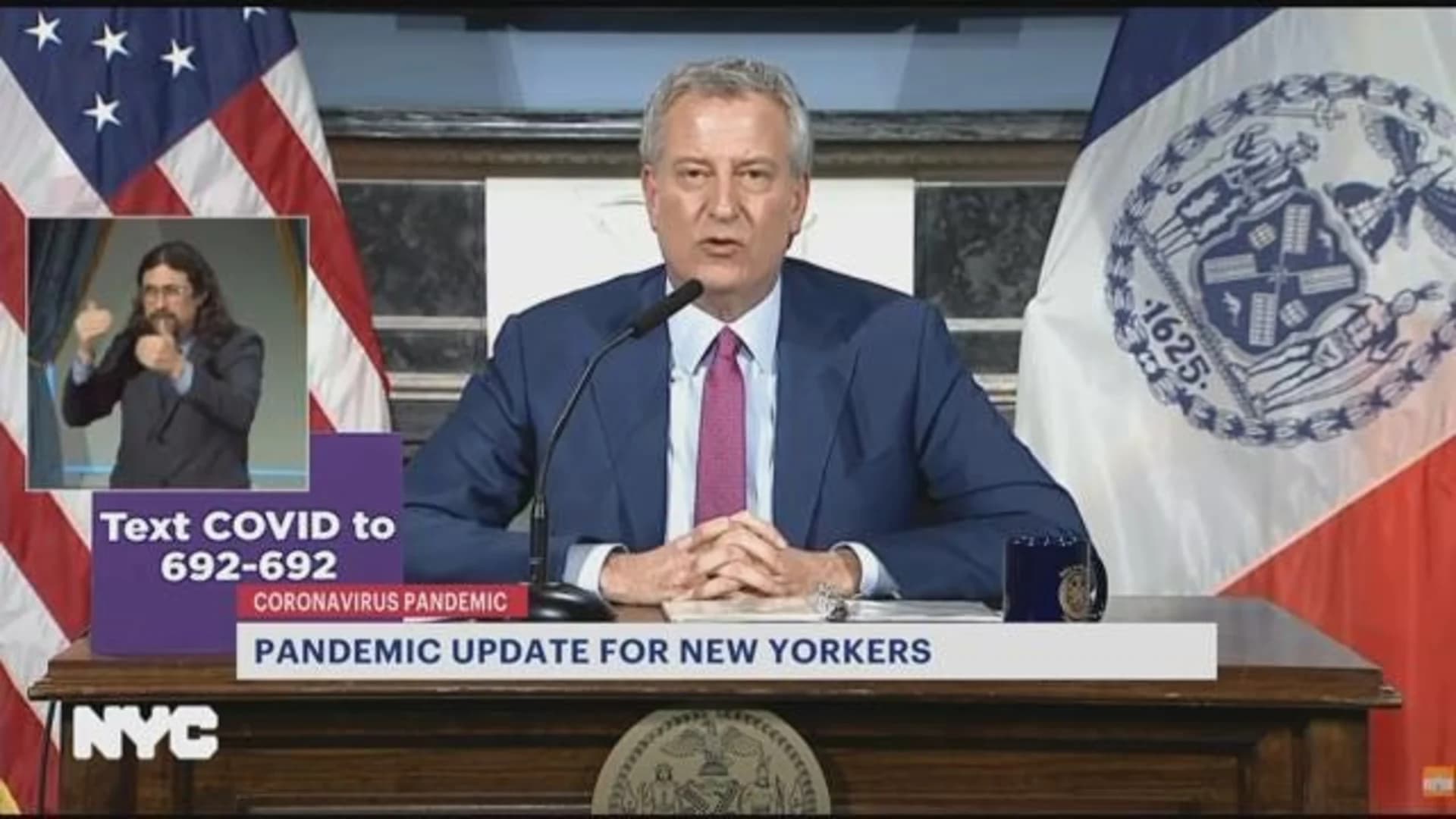 'We remain the epicenter': Mayor de Blasio says 366 NYC residents have died from COVID-19