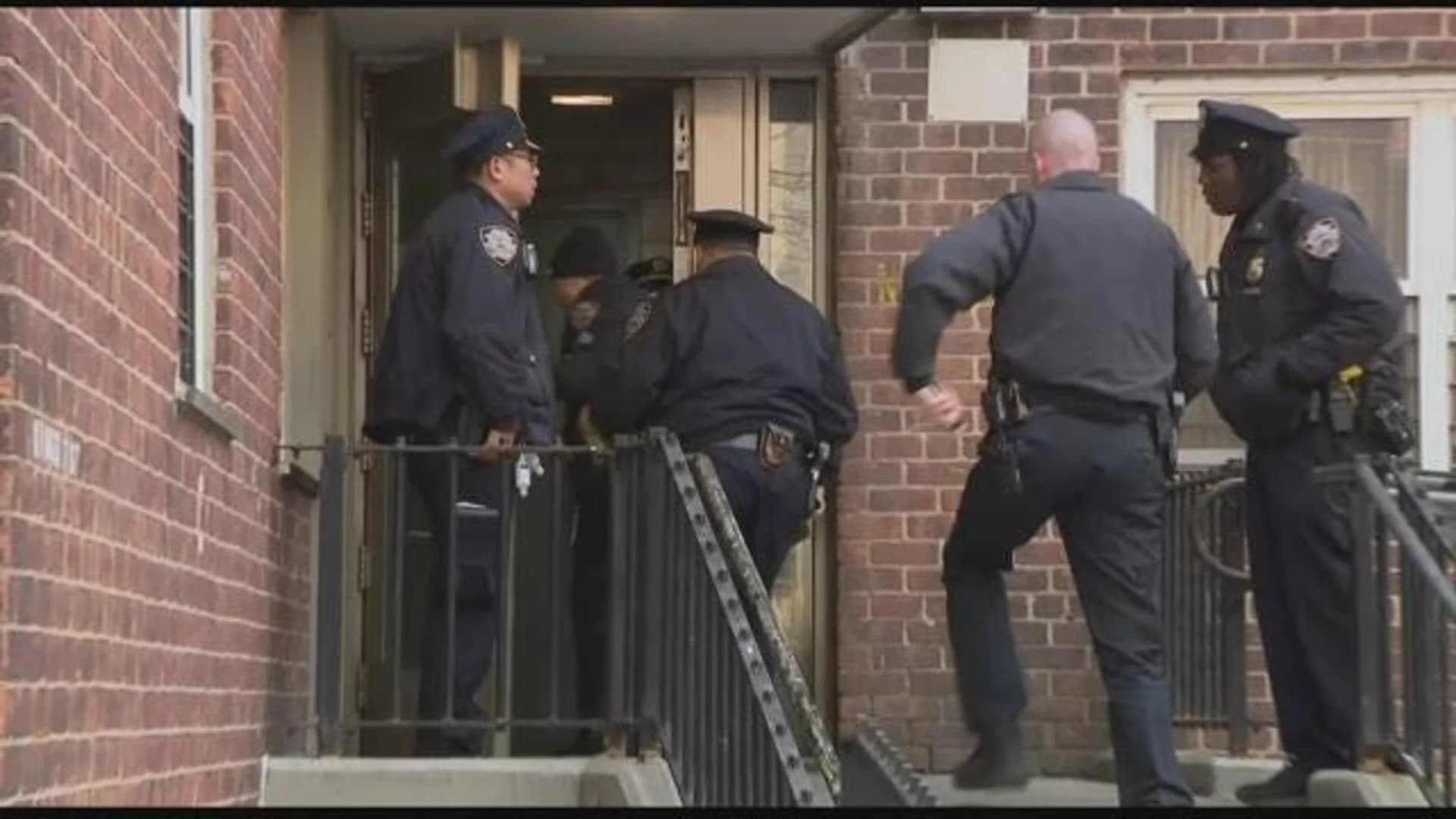 NYPD: 45-year-old woman shot in doorway of Crown Heights apartment